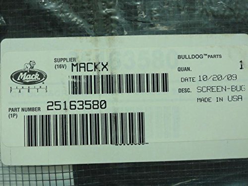 MACK 25163580 A/C Condenser Bug Screen - Heavy Duty Mesh Protection for Car & Truck Air Conditioning Systems - Prevents Debris & Insects (Perfect for Off-Roading, Camping & Summer Driving)