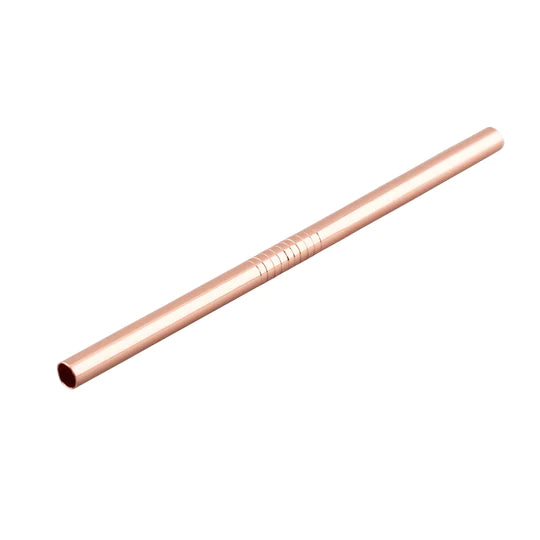 Premium Stainless Steel Drinking Straws - 13cm Straight Reusable Metal Straws for Smoothies, Cocktails, Iced Coffee & Eco-Friendly Home Use