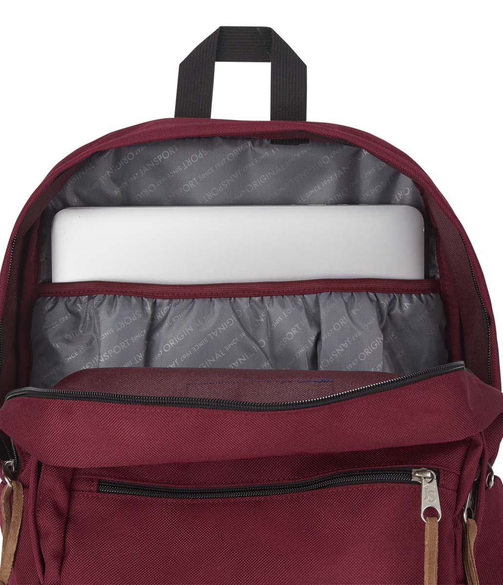 JanSport Right Pack Backpack - Durable School & Travel Backpack for Students & Professionals, Russett Red - Perfect for College, Commuting & Outdoor Adventures