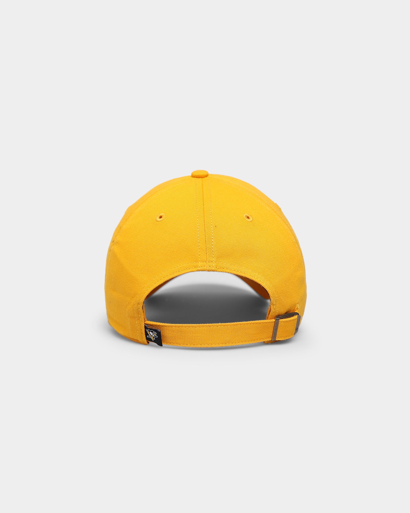 47 Brand Pittsburgh Penguins Clean Up Adjustable Strapback Hat - Gold Hockey Cap for Men & Women - Perfect for Game Day, Sports Events & Casual Wear