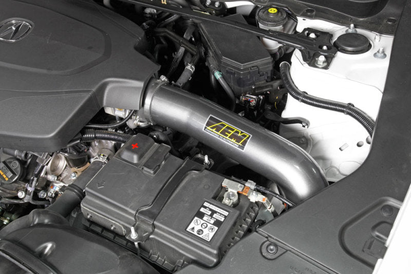 AEM 15-16 Acura TLX V6 3.5L Performance Cold Air Intake System - Gunmetal Gray - Improve Horsepower & Fuel Efficiency for Street & Track Racing
