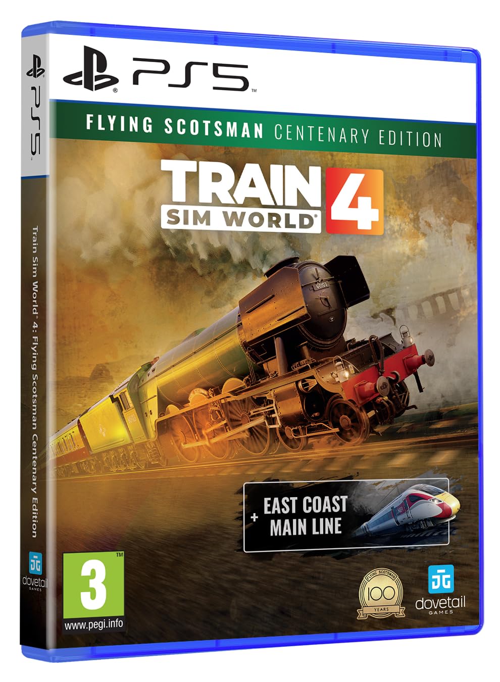 Train Sim World 4 - Flying Scotsman Centenary Edition for PlayStation 5 | Realistic Train Simulation Game | Perfect for Train Enthusiasts & Gaming Collectors