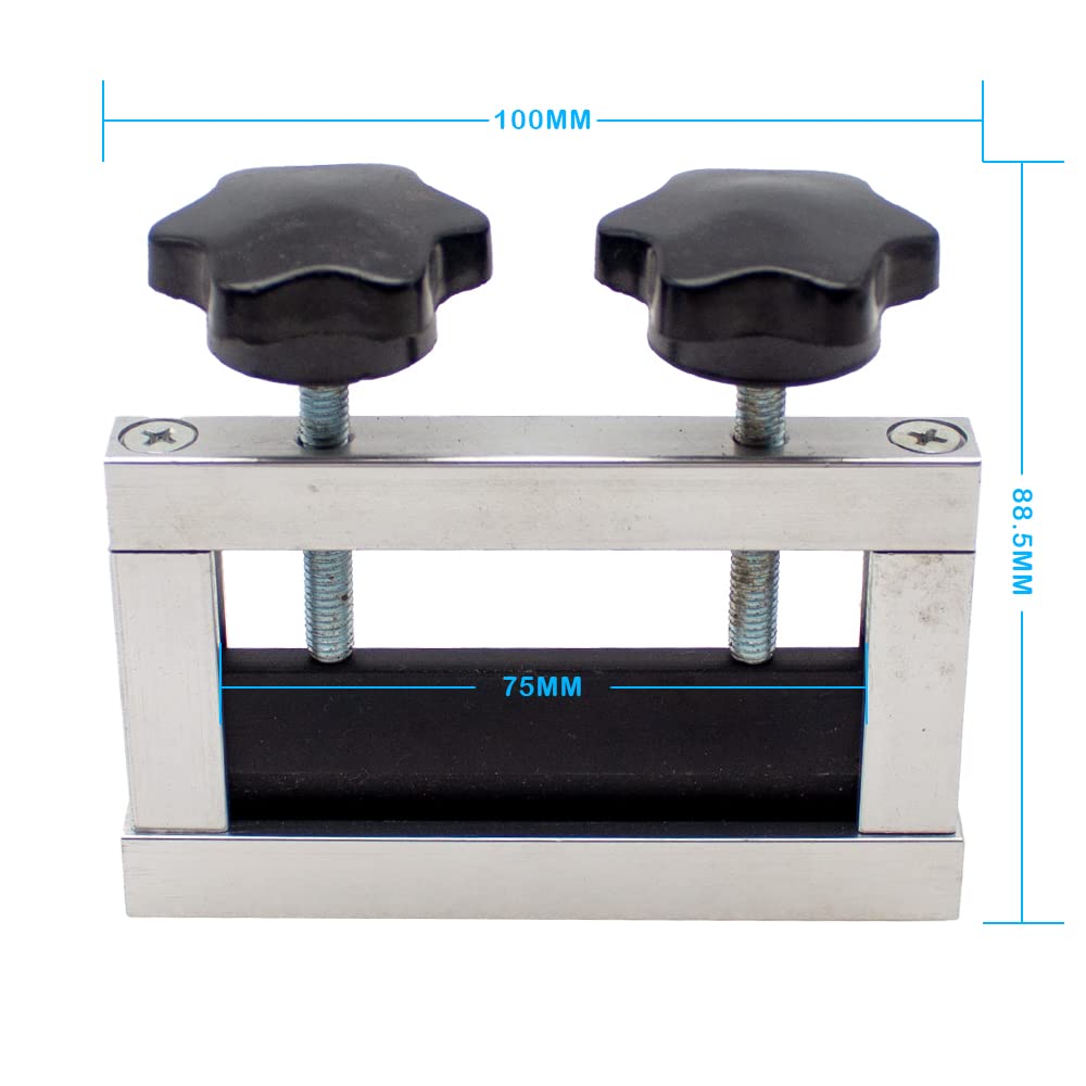 DIY Mini Manual Sheet Metal Bending Tool - 75MM Max Length Folding Machine Accessory (S/N: 20000) for Jewelry Making, Model Building & Metal Craft Projects