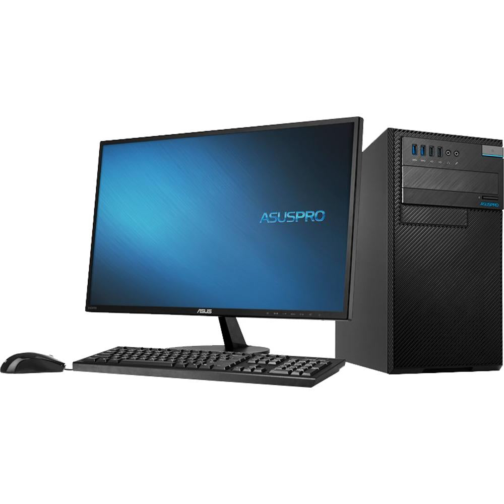 ASUS Mid Tower Desktop Computer with AMD A8 Processor - 8GB RAM, 1TB HDD, Windows 10 (Black) | D415MT A8760B006F | Perfect for Home Office, Gaming & Everyday Computing