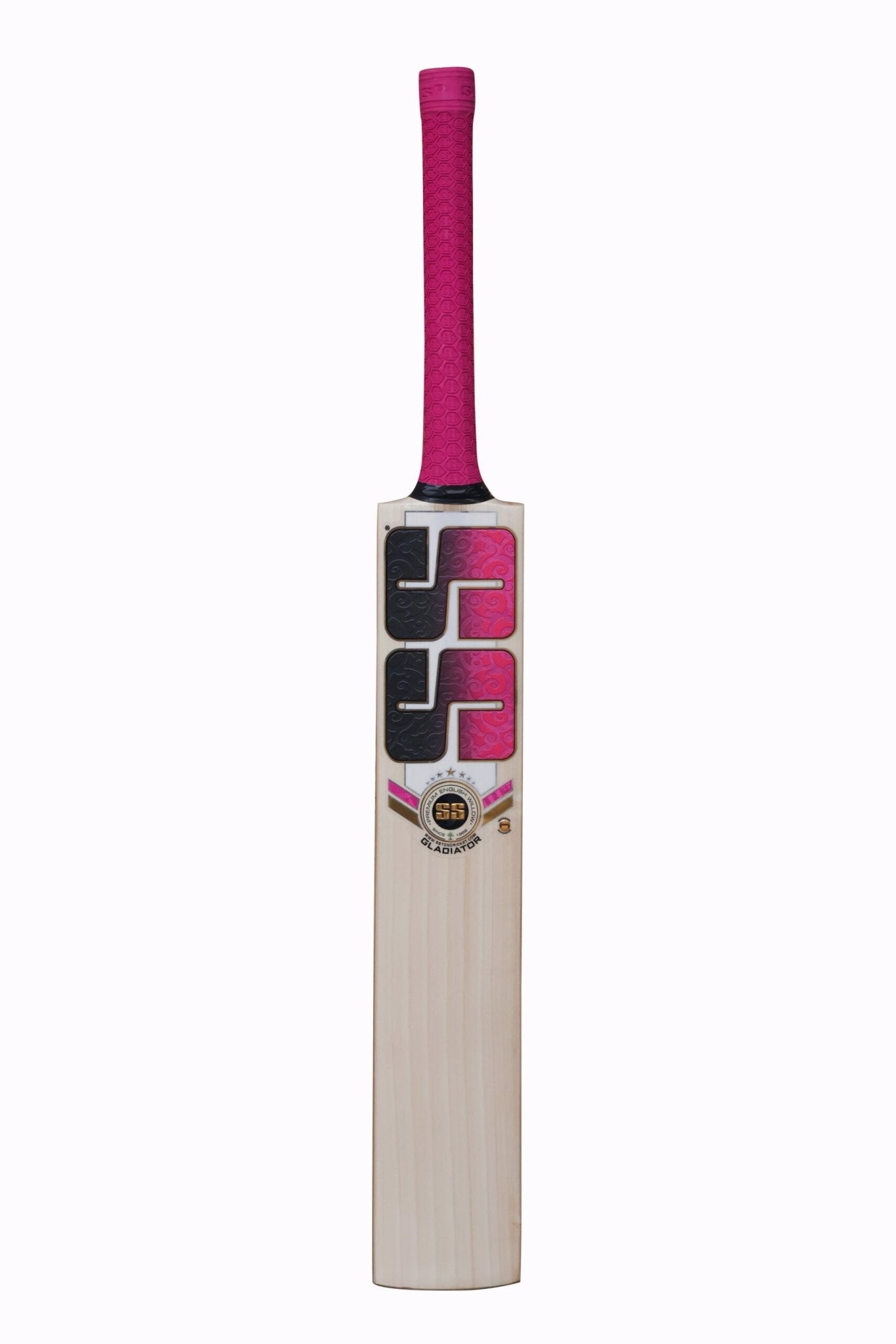 SS Gladiator Ton English Willow Cricket Bat - Premium Cricket Equipment for Professional & Amateur Players - Perfect for Matches, Training & Practice Sessions