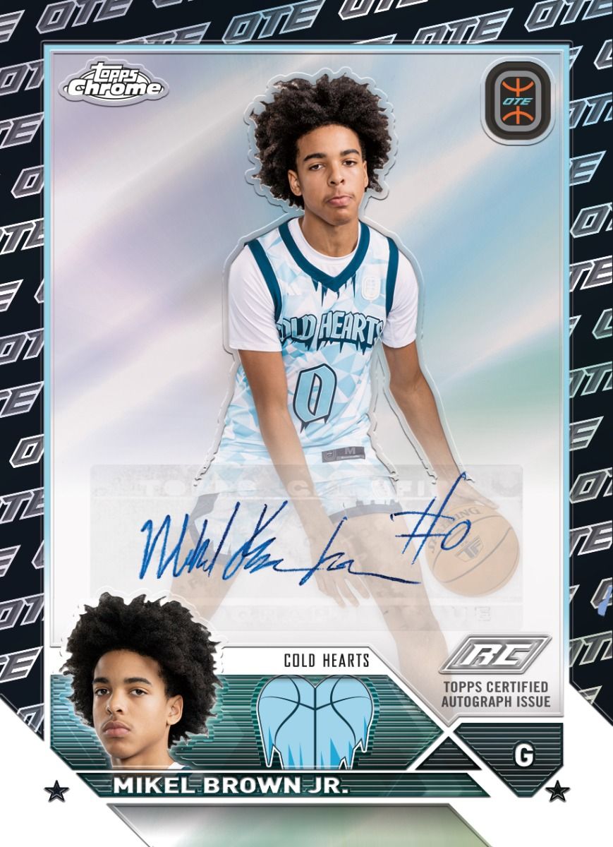 Topps Overtime Elite Chrome 2023-24 Basketball Trading Cards - Collectible Sports Cards for NBA Fans & Card Collectors - Perfect for Trading, Gifting, and Displaying in Your Collection