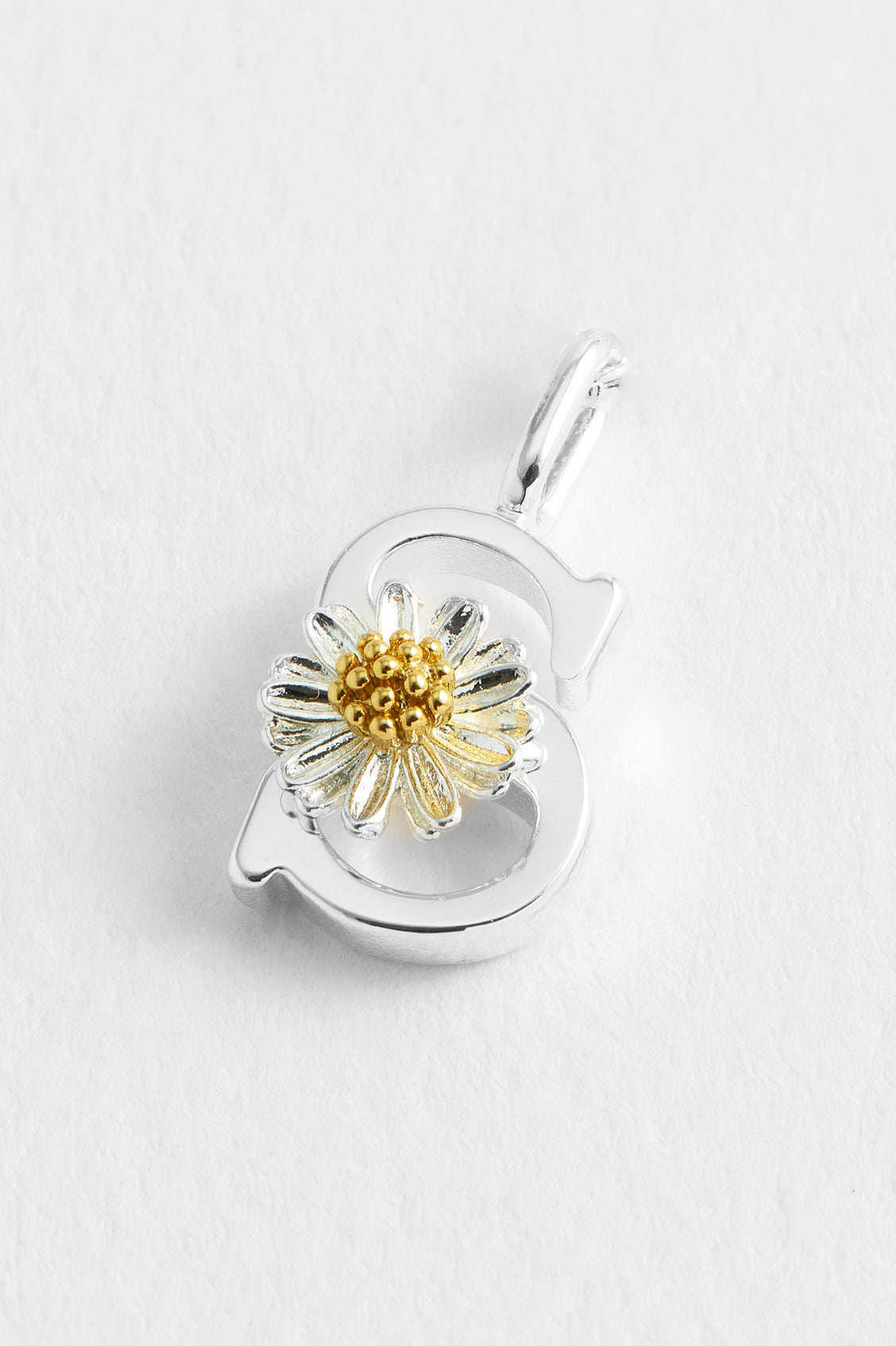 Wildflower Initial Charm Necklace - Personalized Floral Letter Pendant Jewelry for Women - Perfect for Gifts, Birthdays, Anniversaries & Everyday Wear
