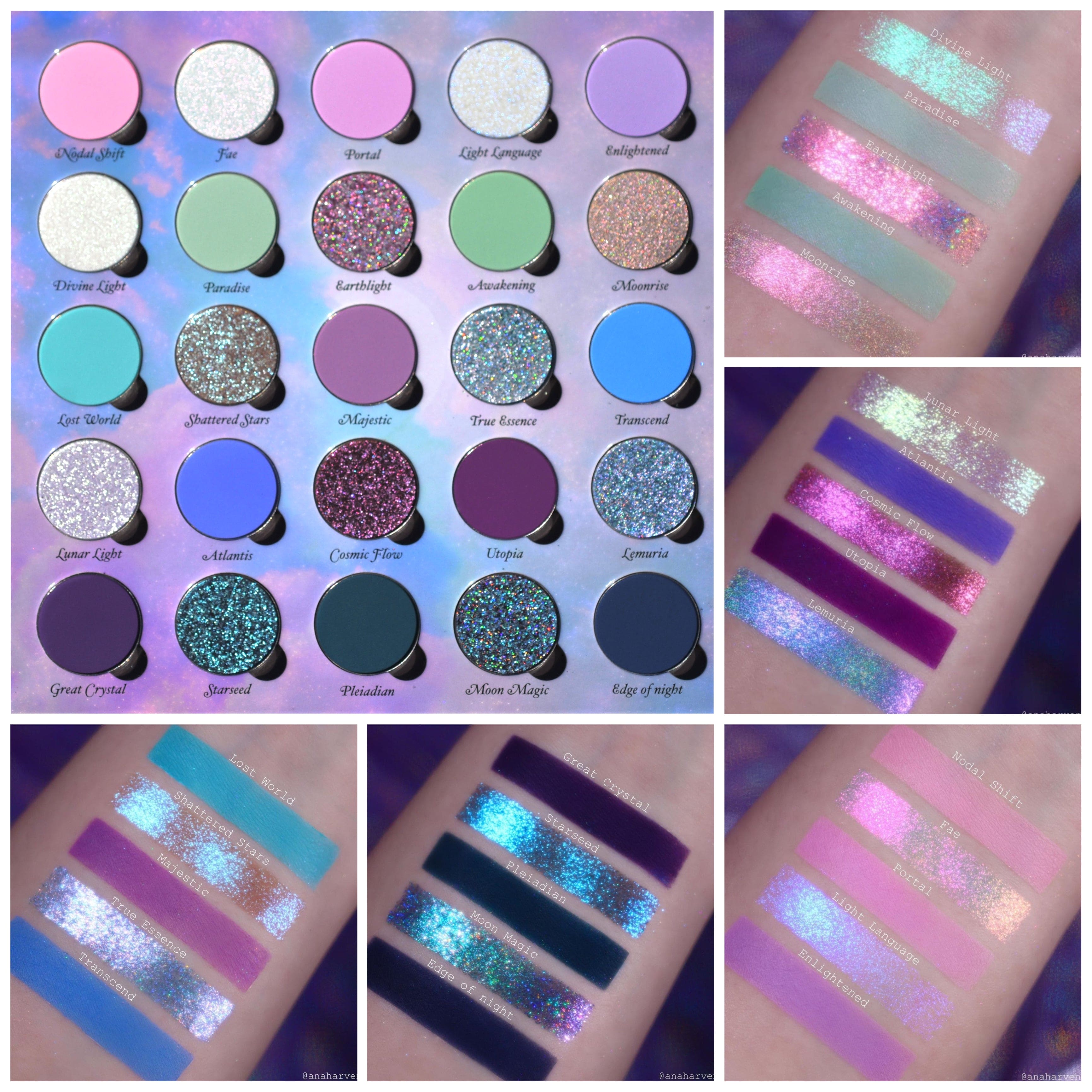 Lands of Enchantment Eyeshadow Palette - 12 Highly Pigmented Matte & Shimmer Shades for Day & Night Makeup Looks | Vegan & Cruelty-Free