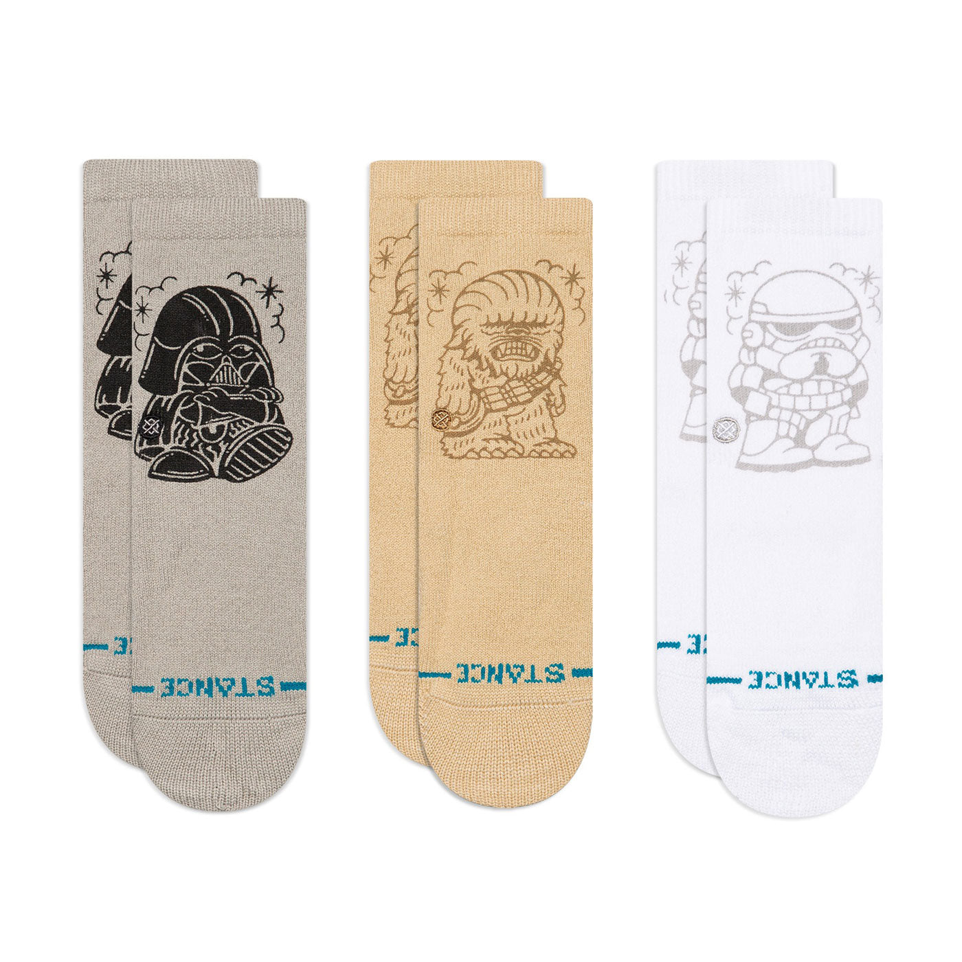 Baby & Toddler Crew Socks - Star Wars Themed Black Cotton Socks for Boys & Girls - Perfect for Everyday Wear, Playtime & Matching Outfits