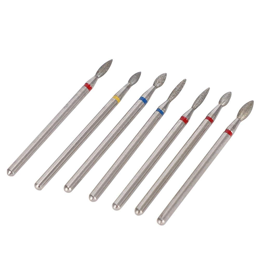 6 Pcs Nail Drill Bits Set - Multi-Functional Grinding Heads for Electric Nail File, Professional Manicure & Pedicure Accessories - Perfect for Nail Art, Acrylics & Gel Polish Removal at Home or Salon