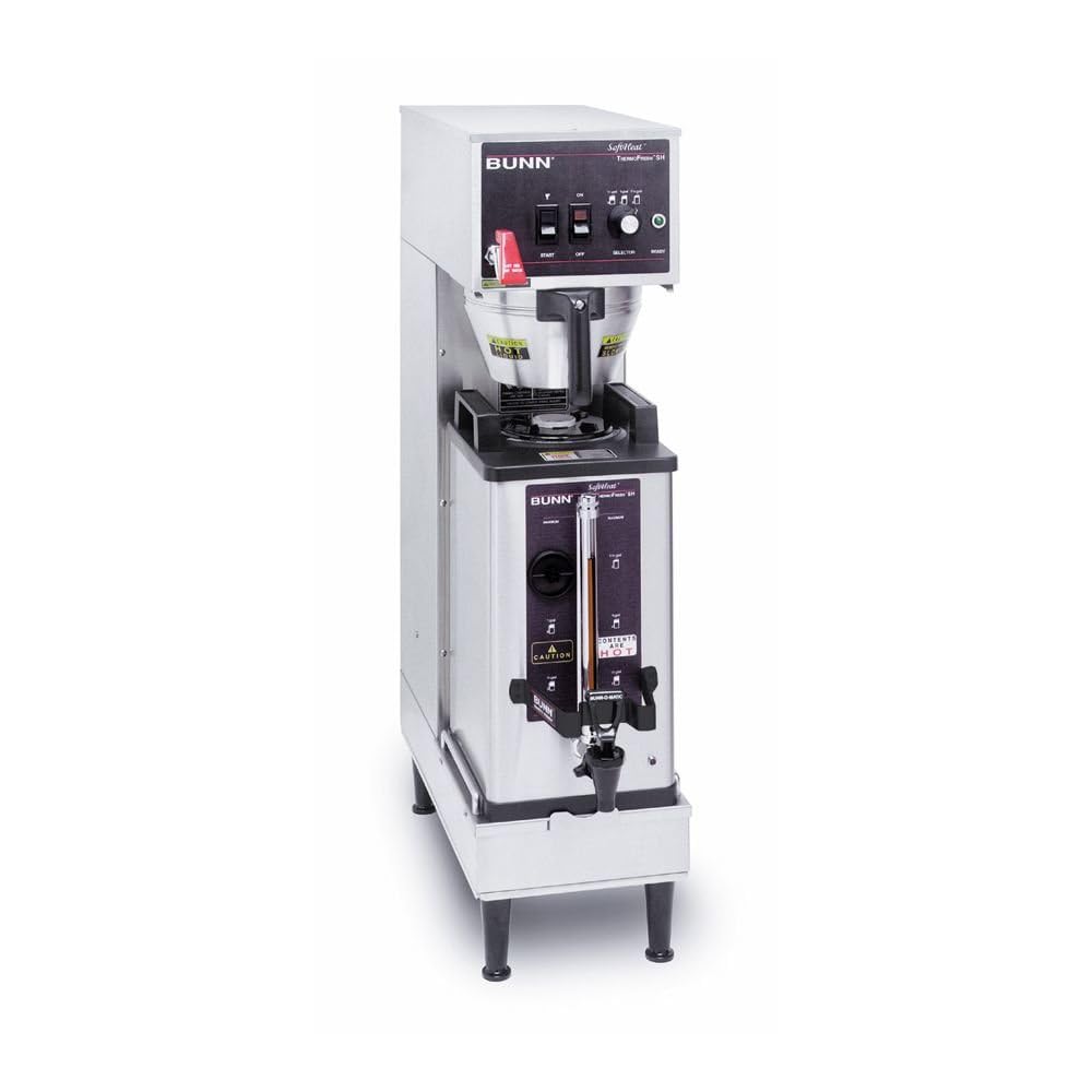 BUNN Commercial Single Soft Heat Brewer - 10.6 Gallon Per Hour Coffee Maker for Offices, Restaurants & Cafes