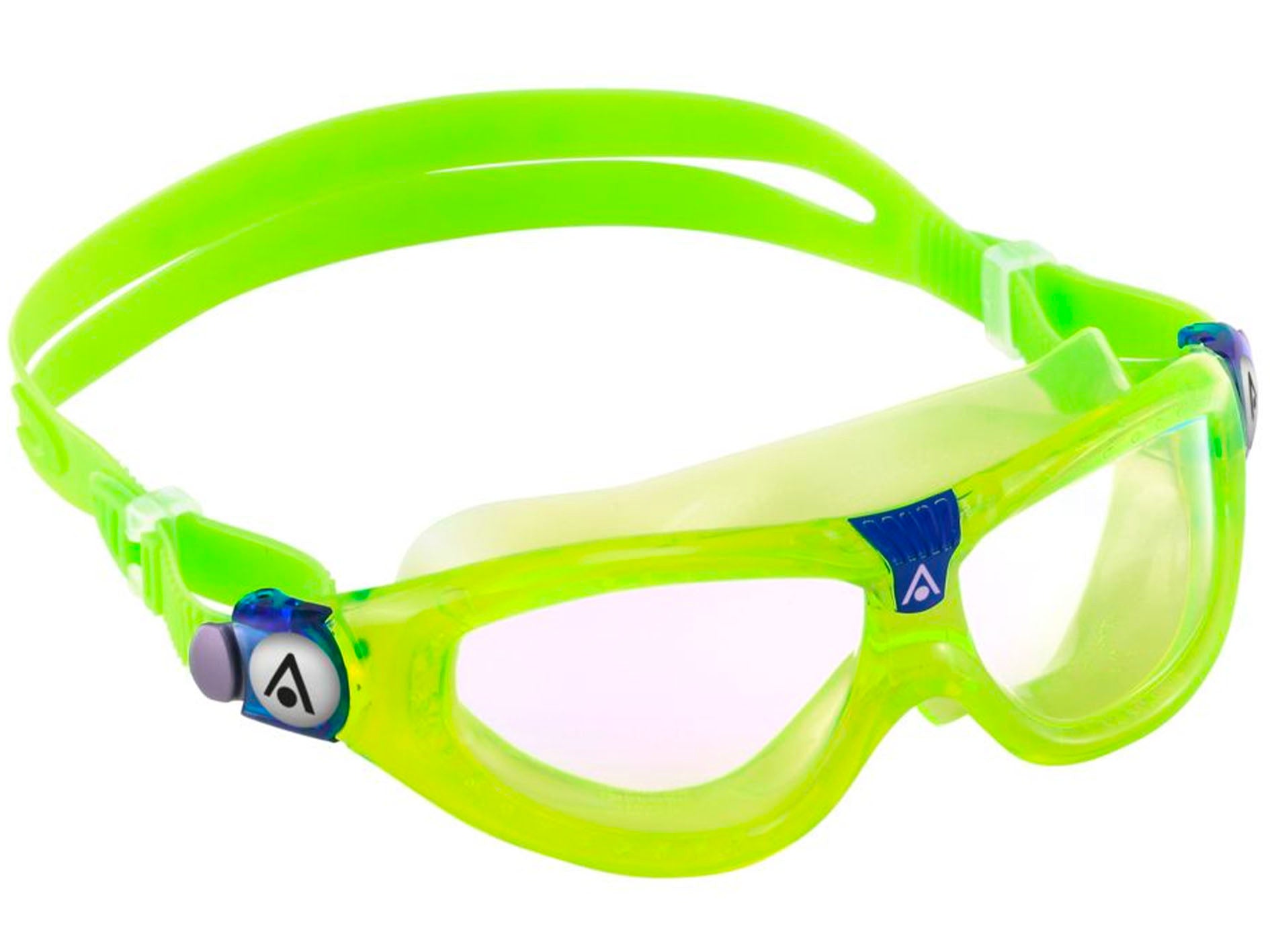 Aqua Sphere Junior Seal Kid 2 Bright Green Swimming Goggles for Kids - Perfect for Pool, Beach & Swim Lessons