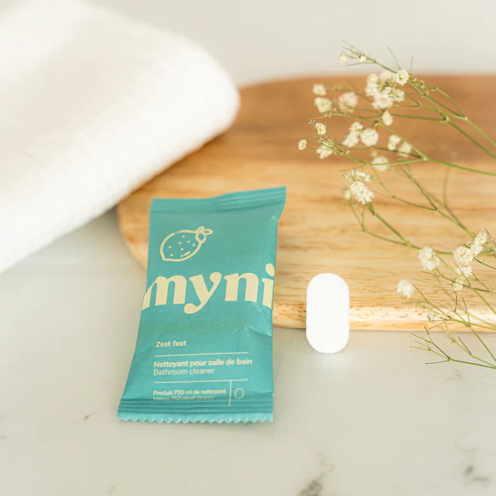 Myni Toilet Bowl Cleaner Tablets - Effervescent Bathroom Cleaning Tablets for Stain Removal & Freshness - Perfect for Home, Hotel & Office Use