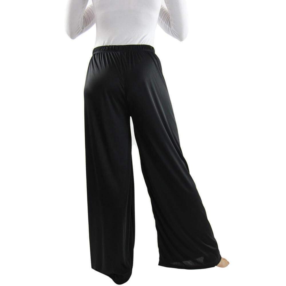 Danzcue Stretch Pull-On Unisex Dance Pants - Comfortable & Breathable for Ballet, Jazz, Yoga & Fitness Practice