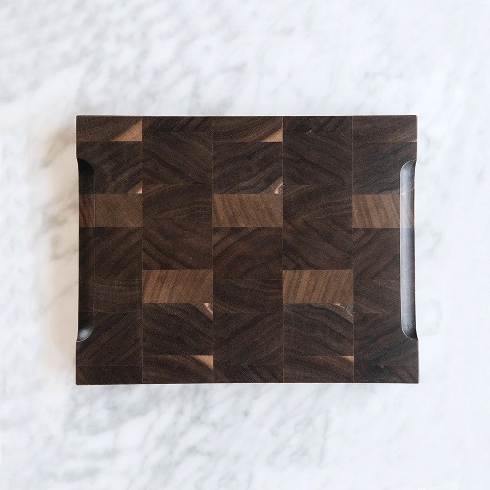 Premium Walnut End Grain Cutting Board - Durable Wood Chopping Block for Kitchen - Perfect for Slicing, Dicing & Serving - Ideal for Home Chefs & Professional Kitchens