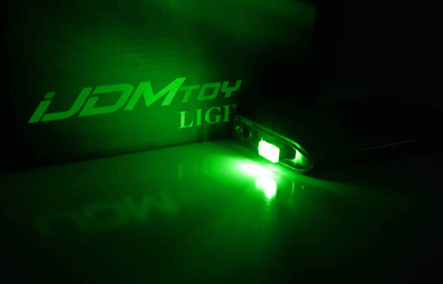 Emerald Green USB LED Car Interior Ambient Lighting Kit - Miniature Accent Lights for Cars, Trucks & SUVs - Enhance Mood & Style While Driving at Night