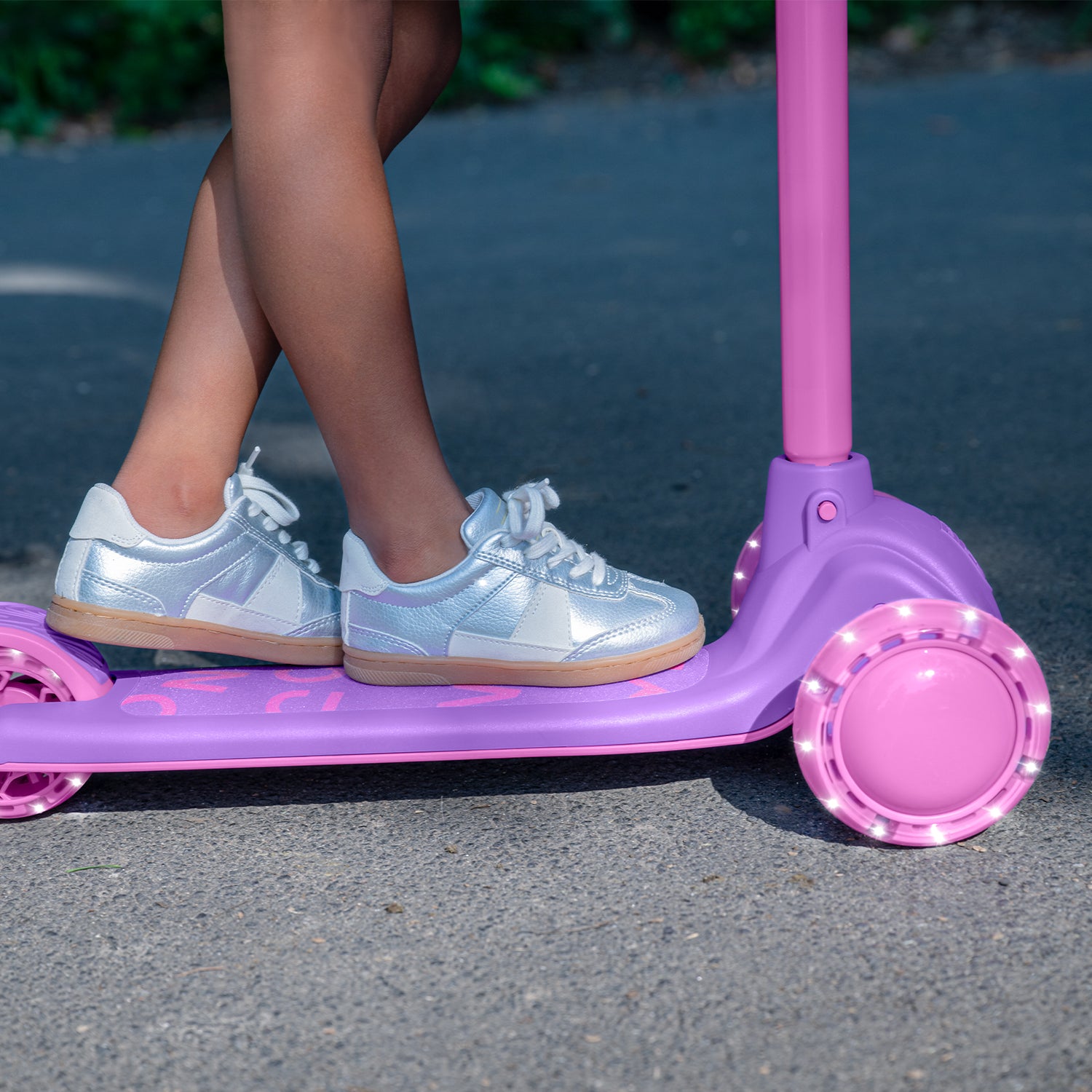 Gem Learn & Grow Kick Scooter for Kids - Adjustable Height 3 Wheel Scooter with LED Lights | Perfect for Outdoor Play, Commuting & Neighborhood Rides