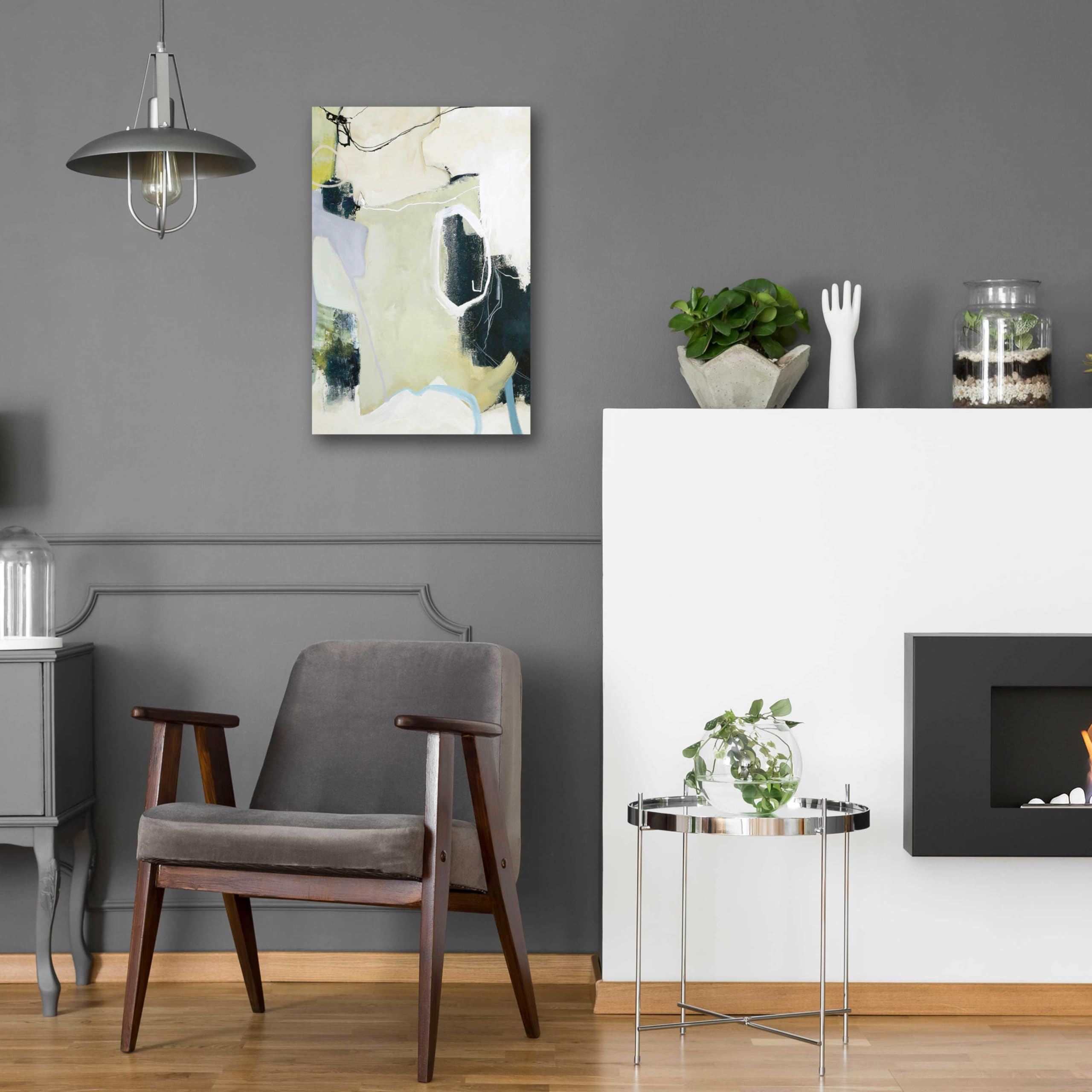 Epic Art 'Art Remix 1' by Design Fabrikken - 16x24 Inch Modern Acrylic Glass Wall Decor - Vibrant Contemporary Artwork for Living Room, Bedroom & Office