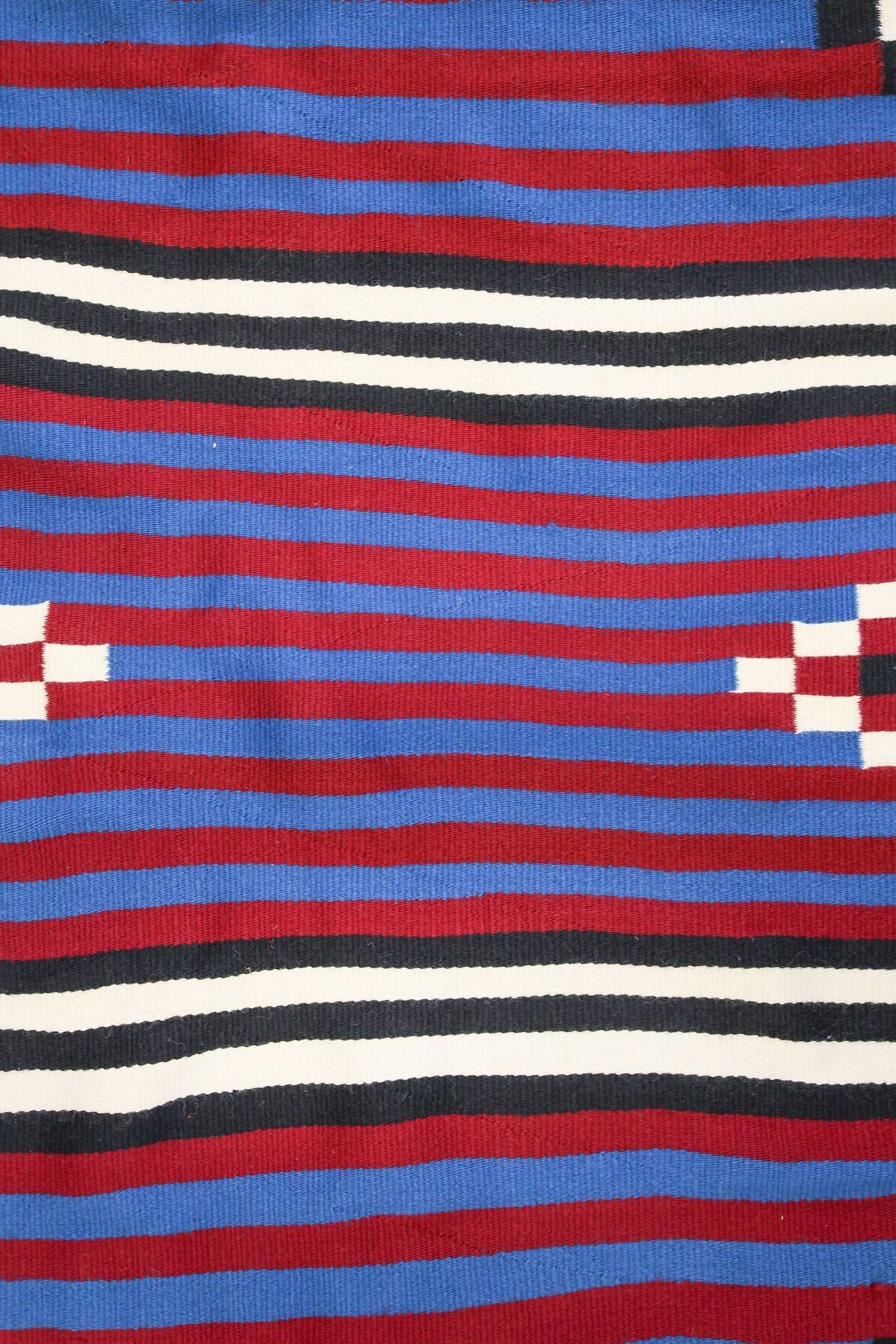 Handwoven 3rd Phase Chiefs Blanket - Authentic Tribal Rug J76239 | Perfect for Home Decor, Native American Style Living Room & Bedroom Accent