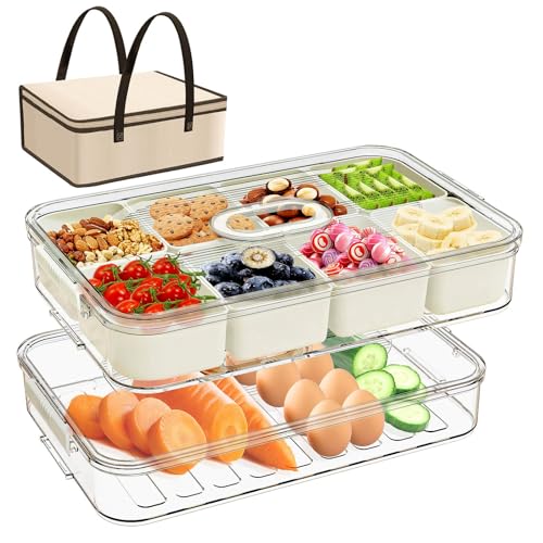 White - 8 Compartments