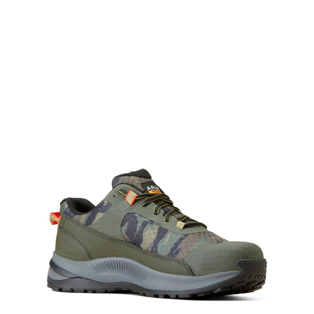 Outpace Shift Composite Toe Work Boots - Lightweight Safety Shoes for Men with Camouflage Design | Perfect for Construction, Warehouse & Outdoor Work