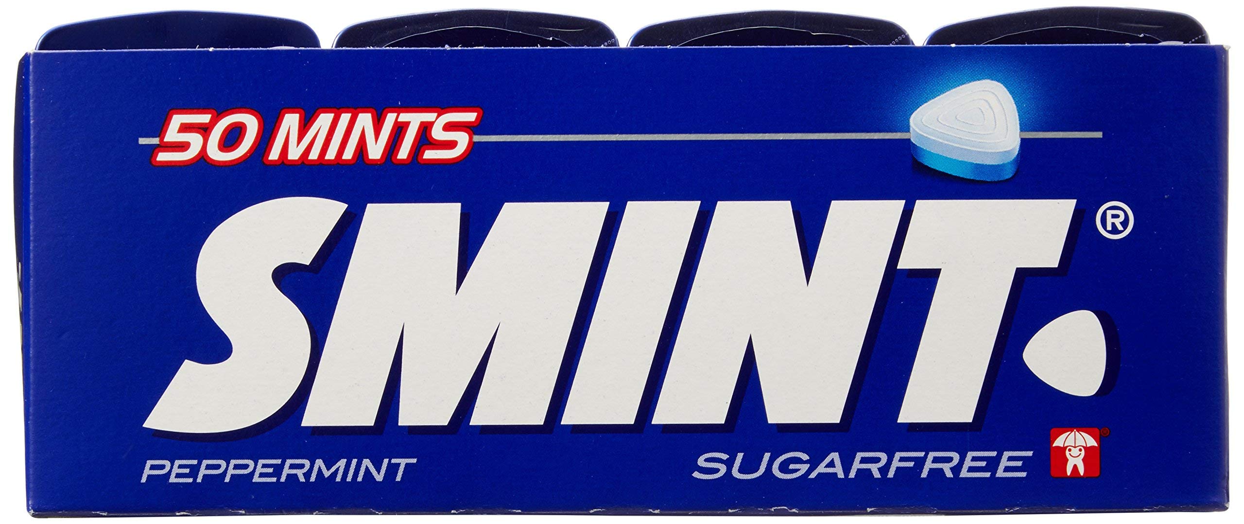 SMINT Sugar-Free Peppermint Mints in Metal Tins - 12 Pack | Fresh Breath & Dental Care | Perfect for Office, Travel and After Meals