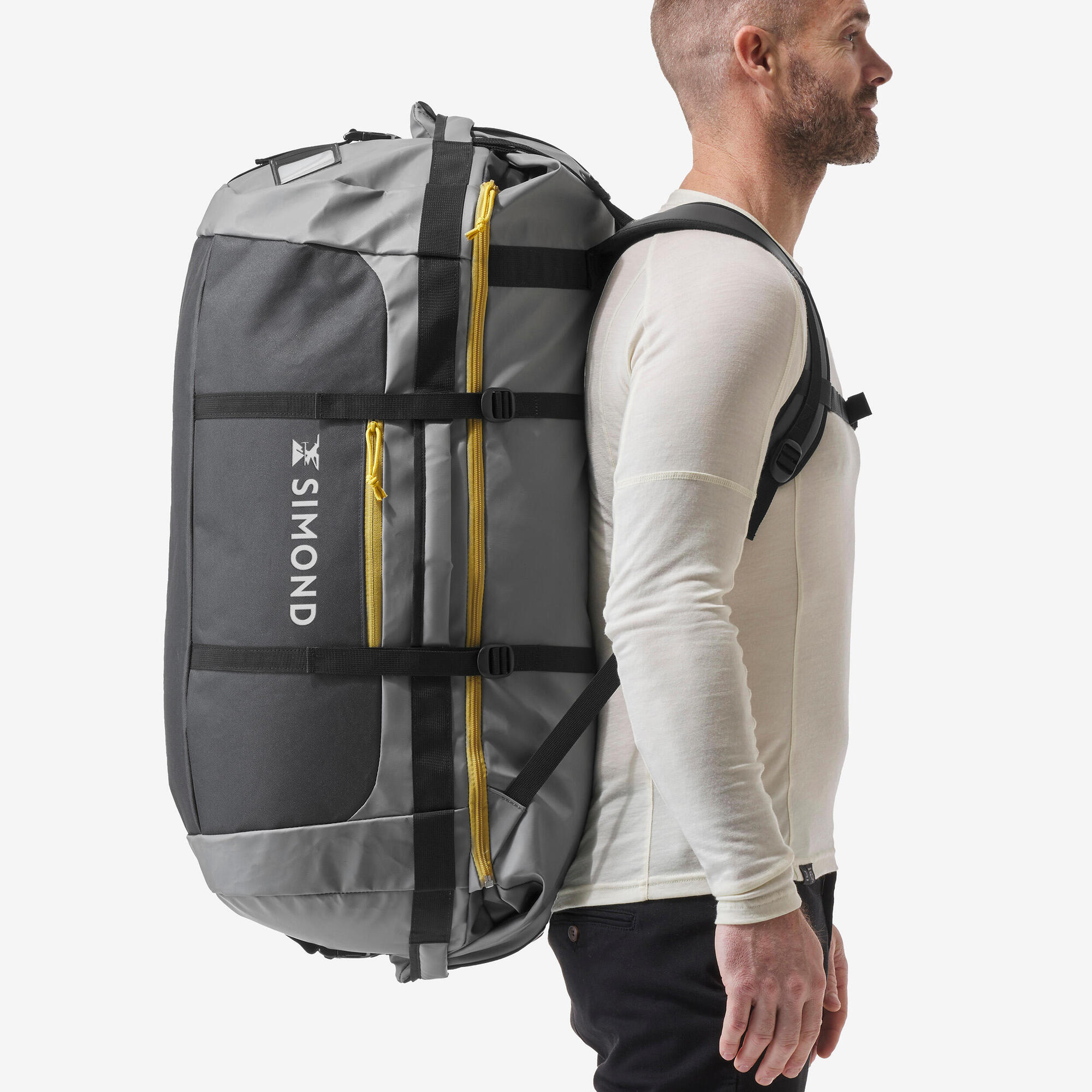 Simond 500 Extend 80-120L Waterproof Duffle Bag for Travel, Camping & Outdoor Adventures - Large Capacity Gear Storage for Hiking, Gym & Sports Equipment