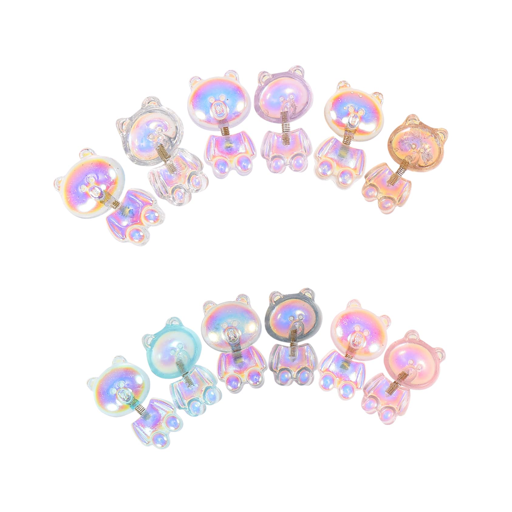 KALLORY 12pcs Cute Cartoon Nail Charms - Nail Art Studs, Beads & Pendants for Nail Decoration, DIY Nail Accessories & Embellishments - Perfect for Kids, Toddler Nail Stickers & Nail Decals - Great for Parties, Salons & Home Manicures