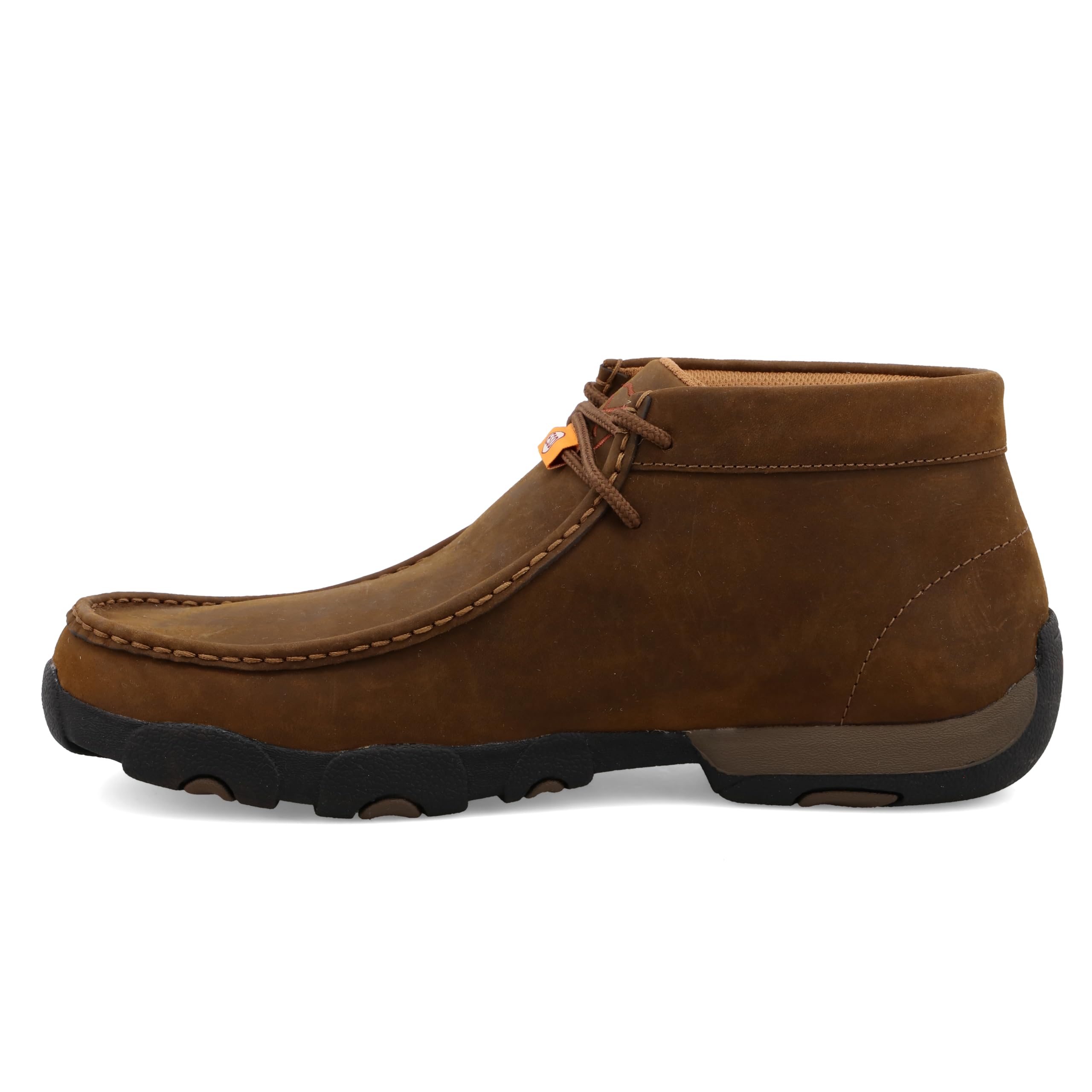 Twisted X Men's Work Chukka Driving Moc - Comfortable Moc Toe Work Boots for Outdoor, Casual & Driving | Durable Leather Shoes for Construction, Hiking & Everyday Wear