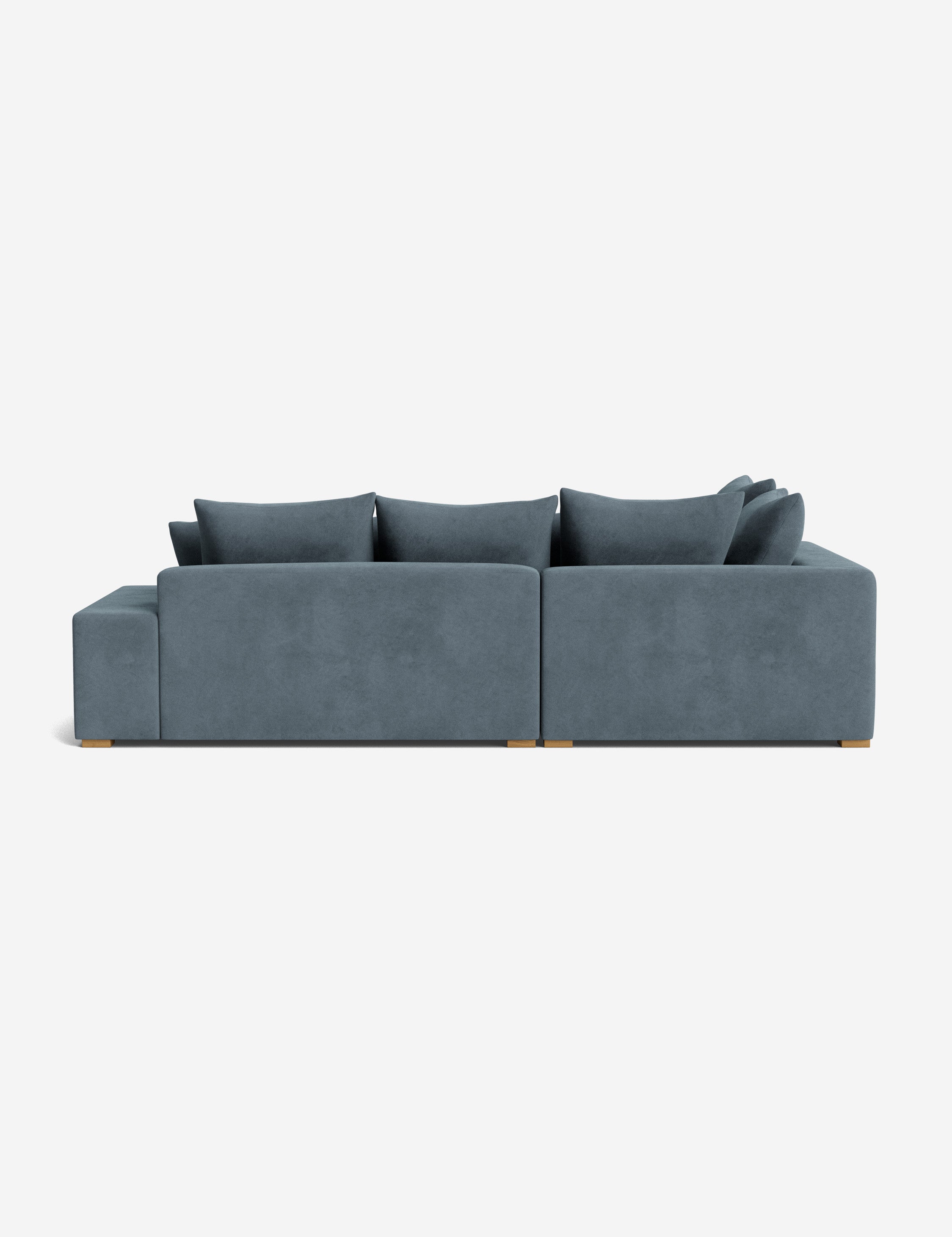 Stylish Clayton Sectional Sofa - Modern L-Shaped Couch for Living Room, Home Theater & Lounge Areas | Comfortable Fabric Upholstery & Spacious Seating
