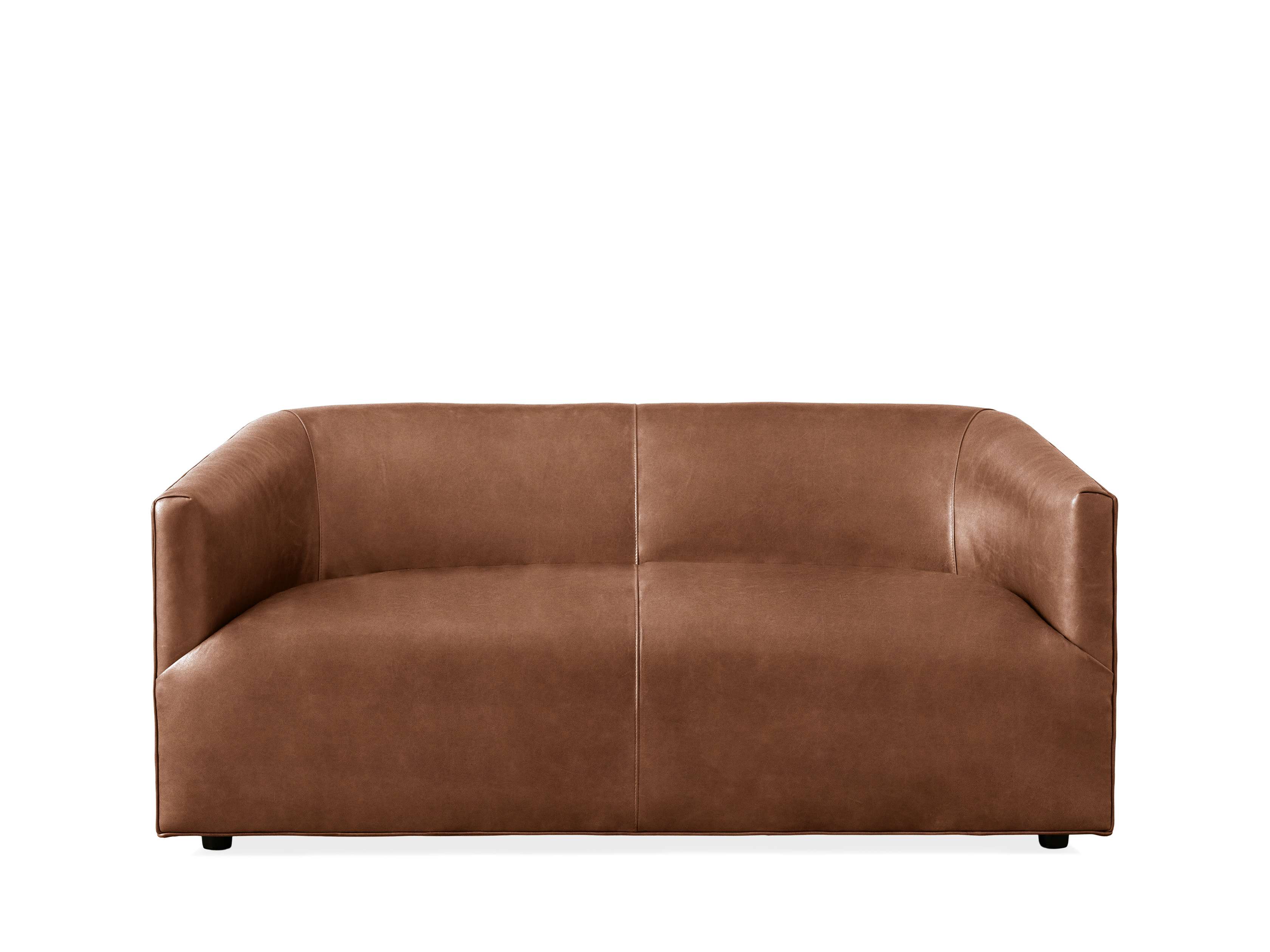 Ellison Genuine Leather Sofa - Modern 3-Seater Couch for Living Room, Home Theater & Office - Comfortable & Durable Furniture for Relaxing & Entertaining