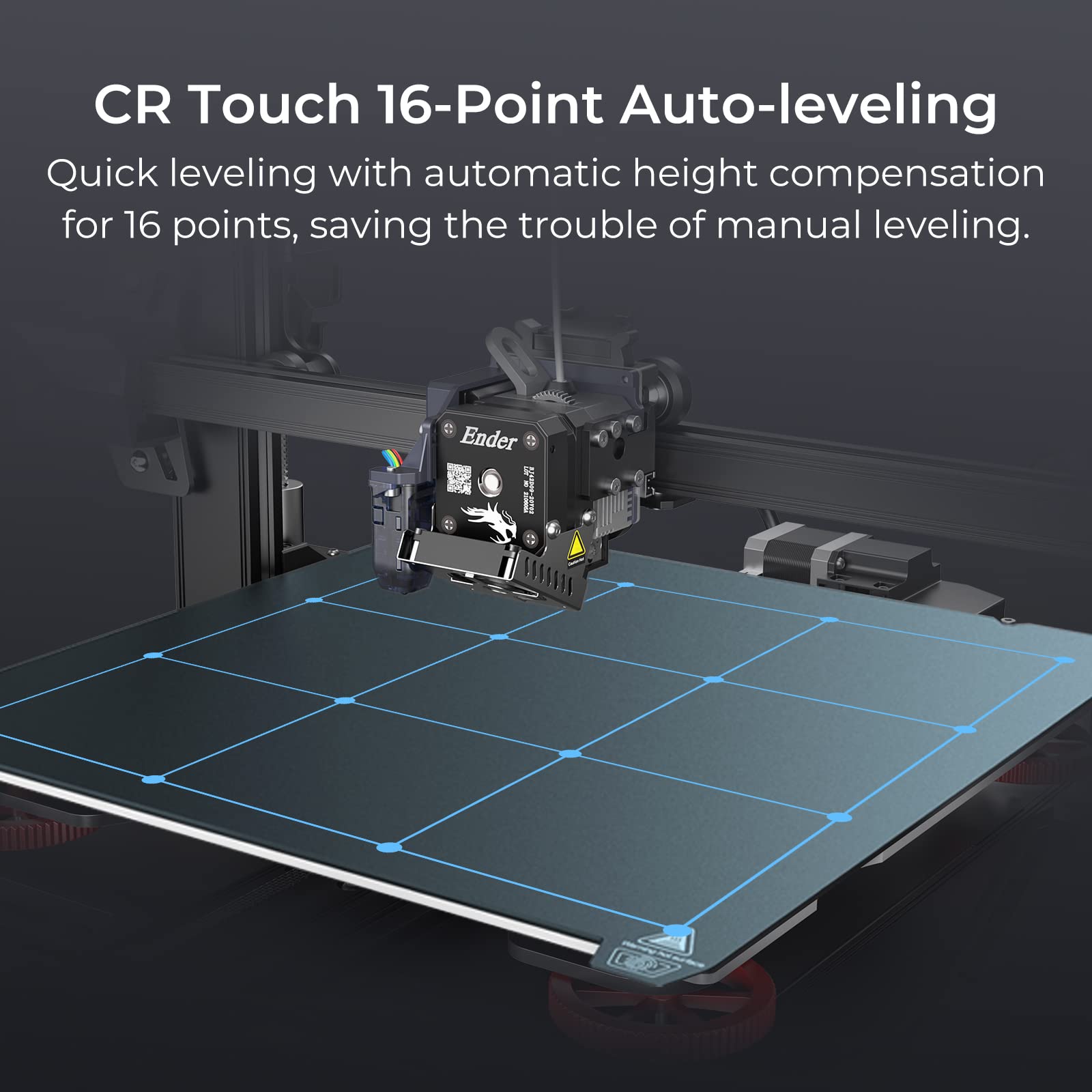 Creality Ender 3 S1 Plus 3D Printer with CR Touch Auto-Leveling | Sprite Direct Extruder & Dual Z-Axis | Large Build Volume 11.8x11.8x11.8in | Perfect for Home DIY, Prototyping & Hobby Projects