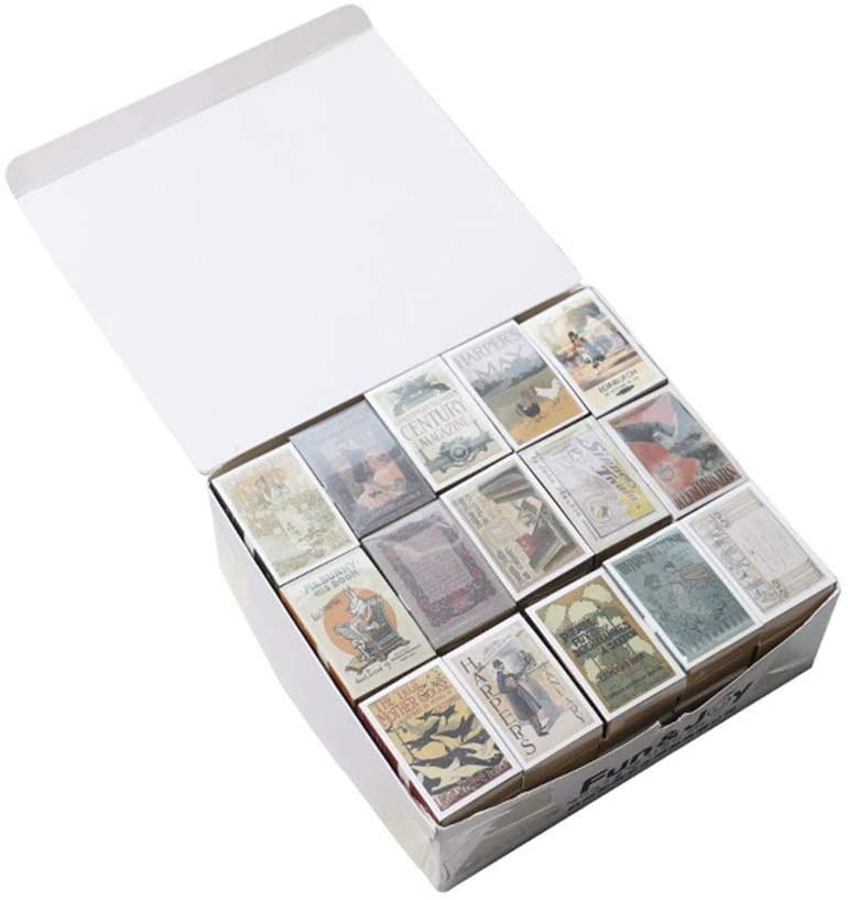 122 Sheets Mini Memo Pad - Vintage Matchbox Design Sticky Notes, Tear-Off Notepad for Office, School & Home Use, Perfect Gift for Students & Kids - Ideal for To-Do Lists, Reminders & Creative Notes