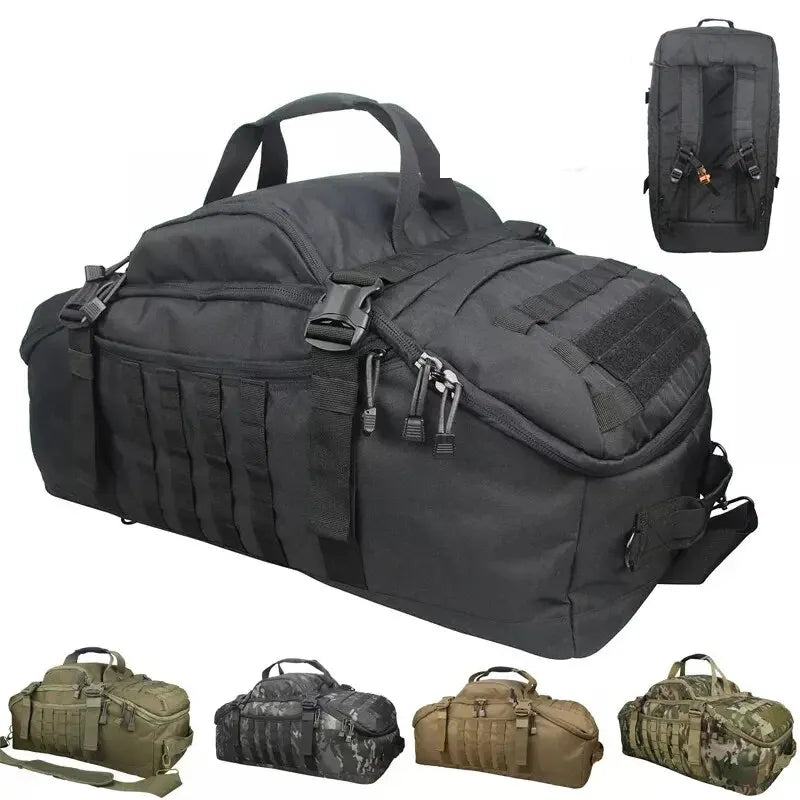 LQARMY 60L 80L Tactical Backpack for Men - Military Molle Hiking Camping Backpack, Waterproof Travel Rucksack for Outdoor Sports, Gym & Climbing - Perfect for Adventure, Hiking & Daily Use