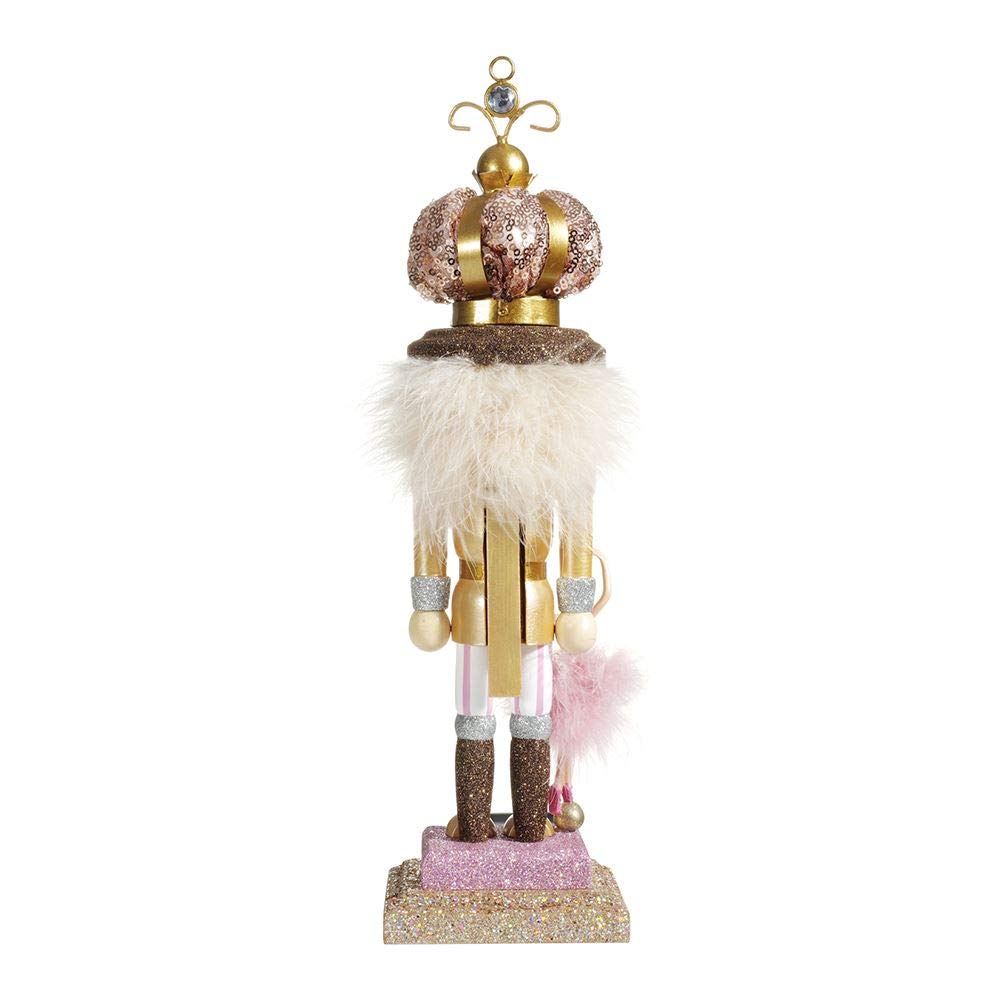 Kurt Adler 14-Inch Hollywood™ Ballet and Crown Nutcracker - Elegant Christmas Decoration for Holiday Tree & Home Décor