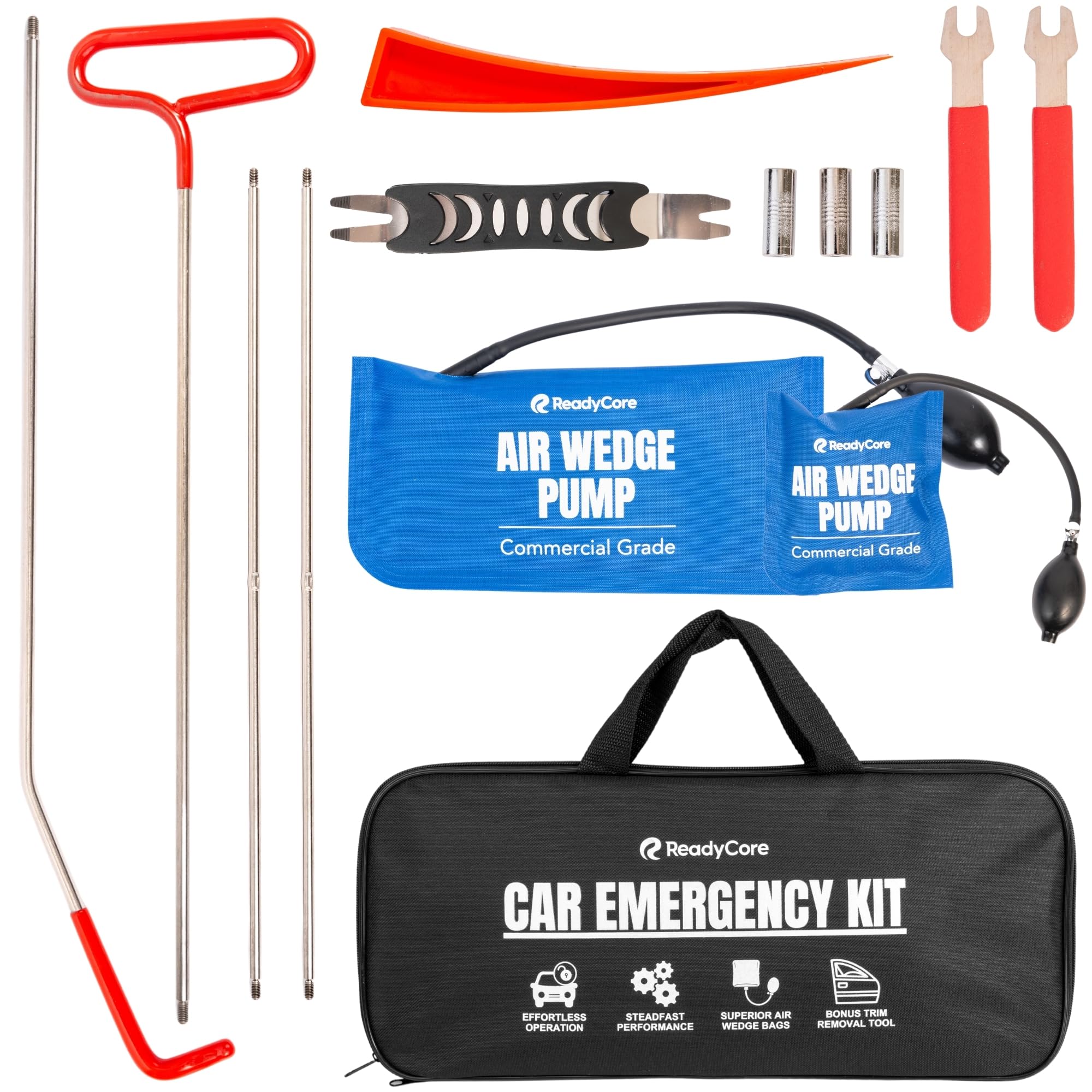 ReadyCore's Premium Stainless Steel 5th Wheel Pin Puller - Heavy Duty Hook Tool with J-Hook Design for RV & Truck Towing - Perfect for Long Distance Towing and Trailer Hitch Maintenance