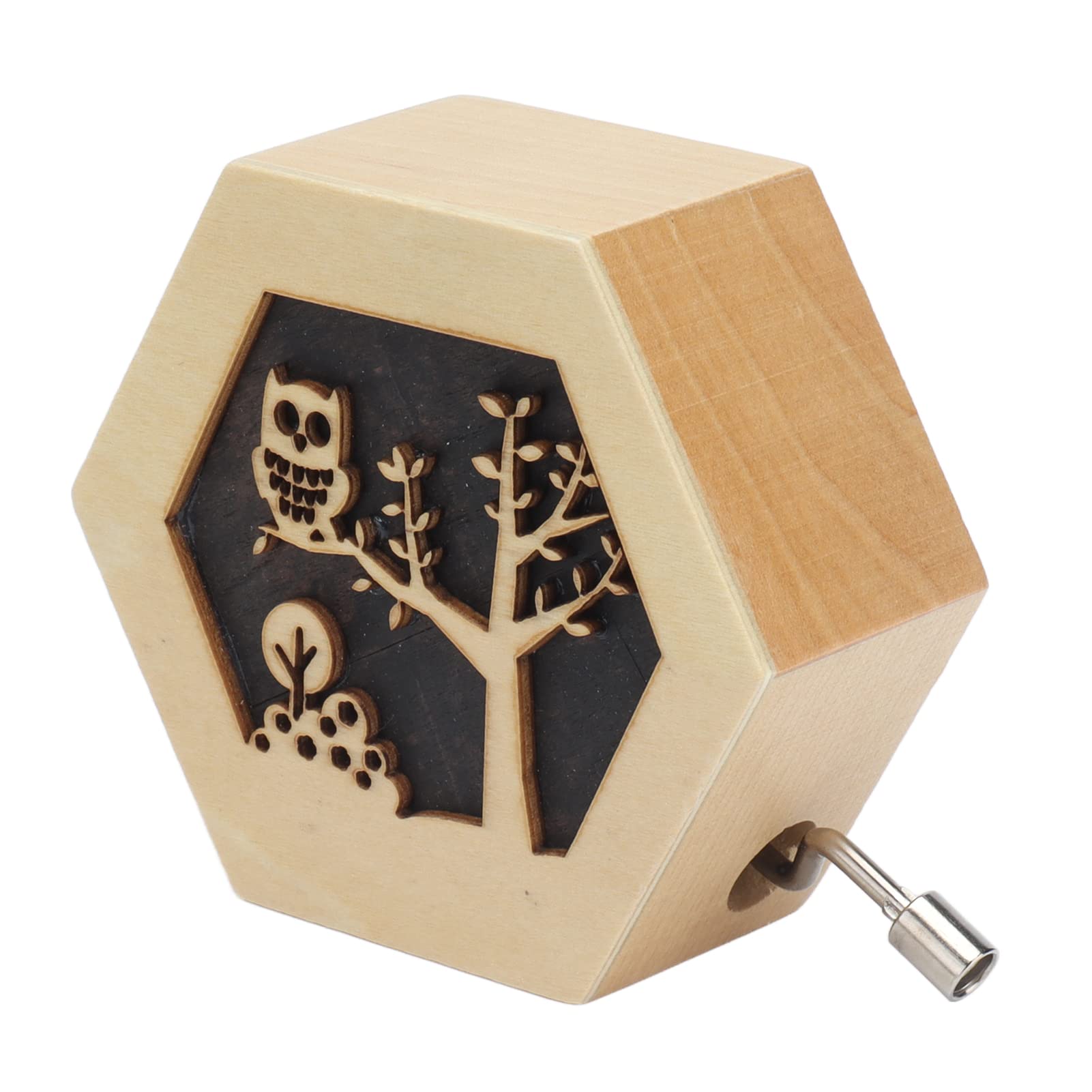 Vifemify Hand Crank Music Box - Beautifully Engraved Clear Melody Musical Ornament for Home Decor, Birthday Gift | Perfect for Bedroom, Wedding, Christmas Decorations & Relaxation