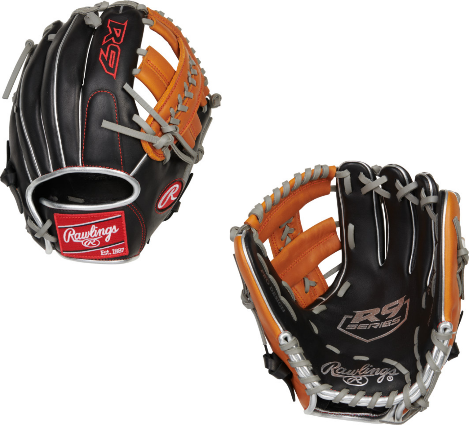 Rawlings R9 Youth ContoUR R9110U 19BT 11-Inch Baseball Glove for Kids - Perfect for Little League, Practice, and Youth Baseball Games