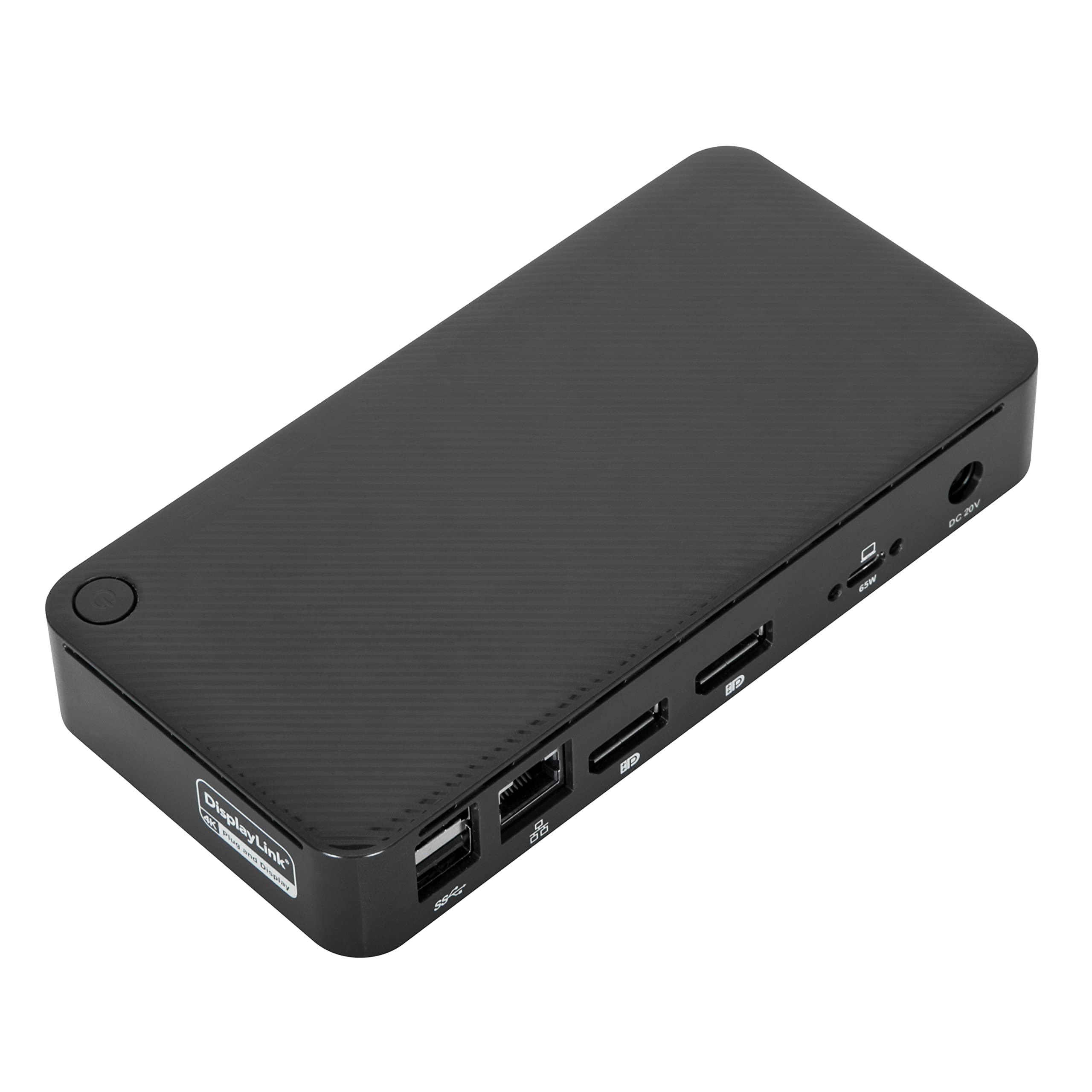 Targus USB-C Dual 4K DisplayPort Docking Station (DV4K) with 65W Power Delivery & 5Gbps Data Transfer - Ideal for Home Office, Remote Work & Multi-Monitor Setup