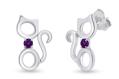 White Gold Over - Simulated Amethyst