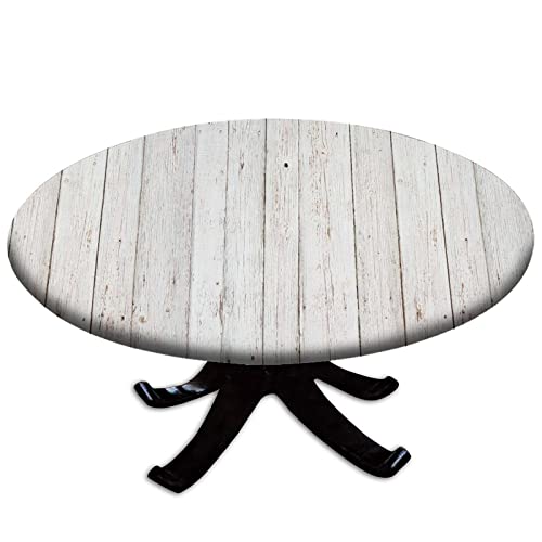 Wood Grain Fitted Tablecloth-05