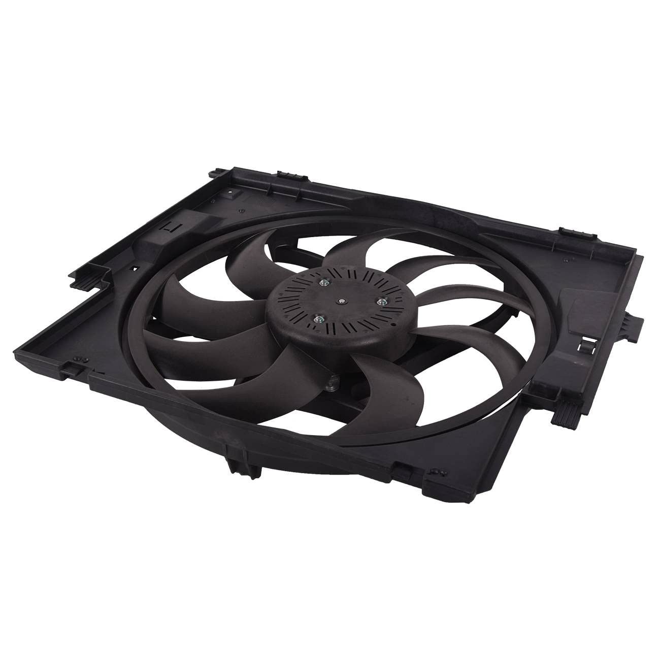 Topaz 17428641964 Radiator Cooling Fan Assembly - Compatible with BMW 328i 335i 435i M235i (2012-2016) - Perfect for Engine Cooling & Overheating Prevention