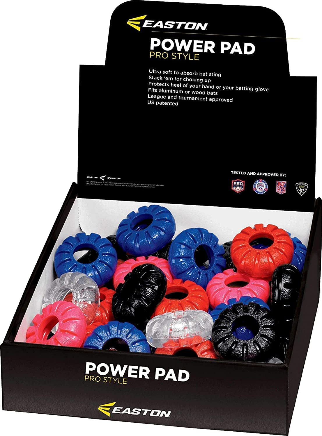 EASTON Power PAD Royal - Premium Baseball Batting Gloves for Men & Women - Perfect for Training, Games & Practice Sessions