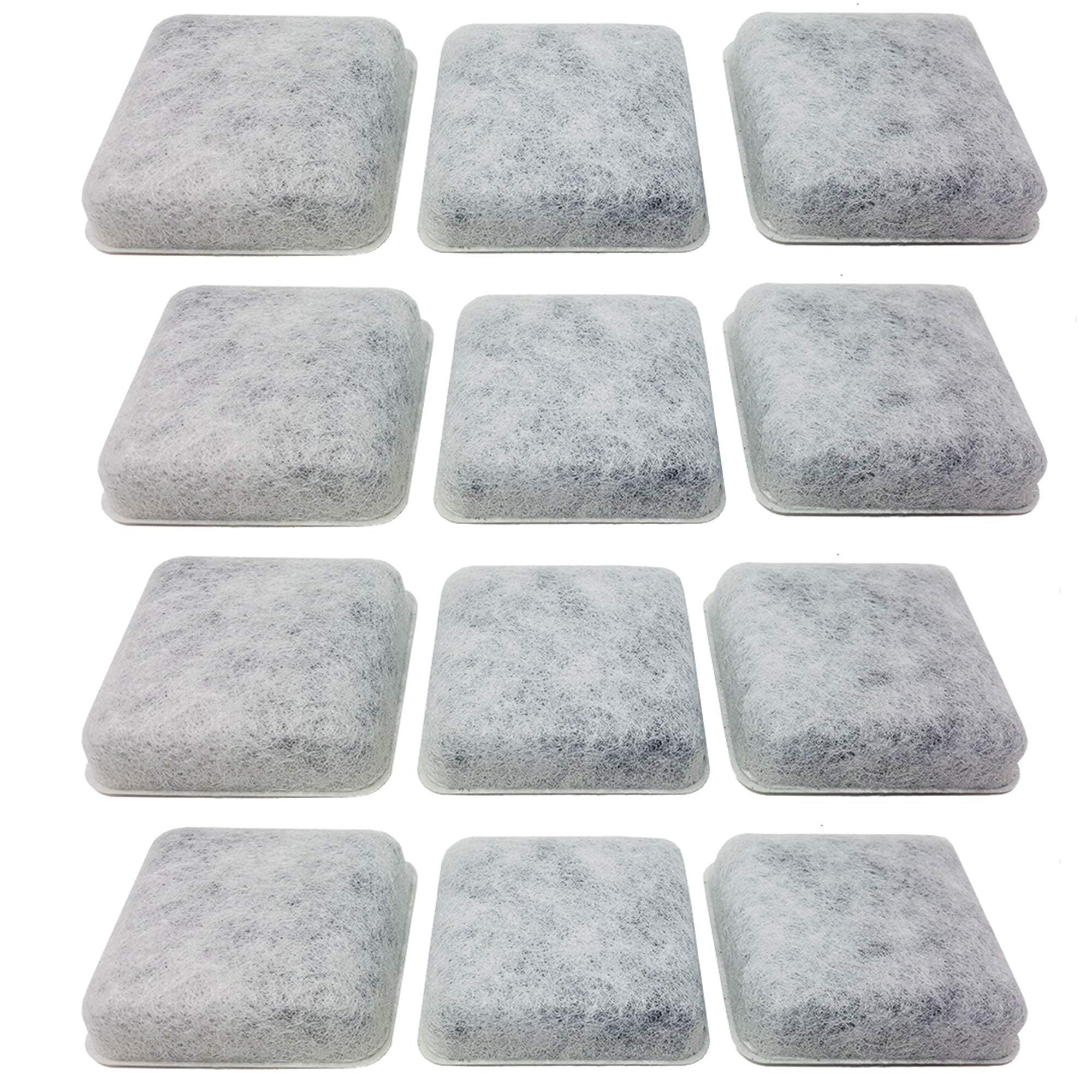GoldTone Premium Charcoal Water Filter Replacement (12 Pack) - Compatible with PETMATE Replendish & Mason Pet Fountains - Improves Water Quality for Cats & Dogs - Perfect for Home, Office, or Travel Use