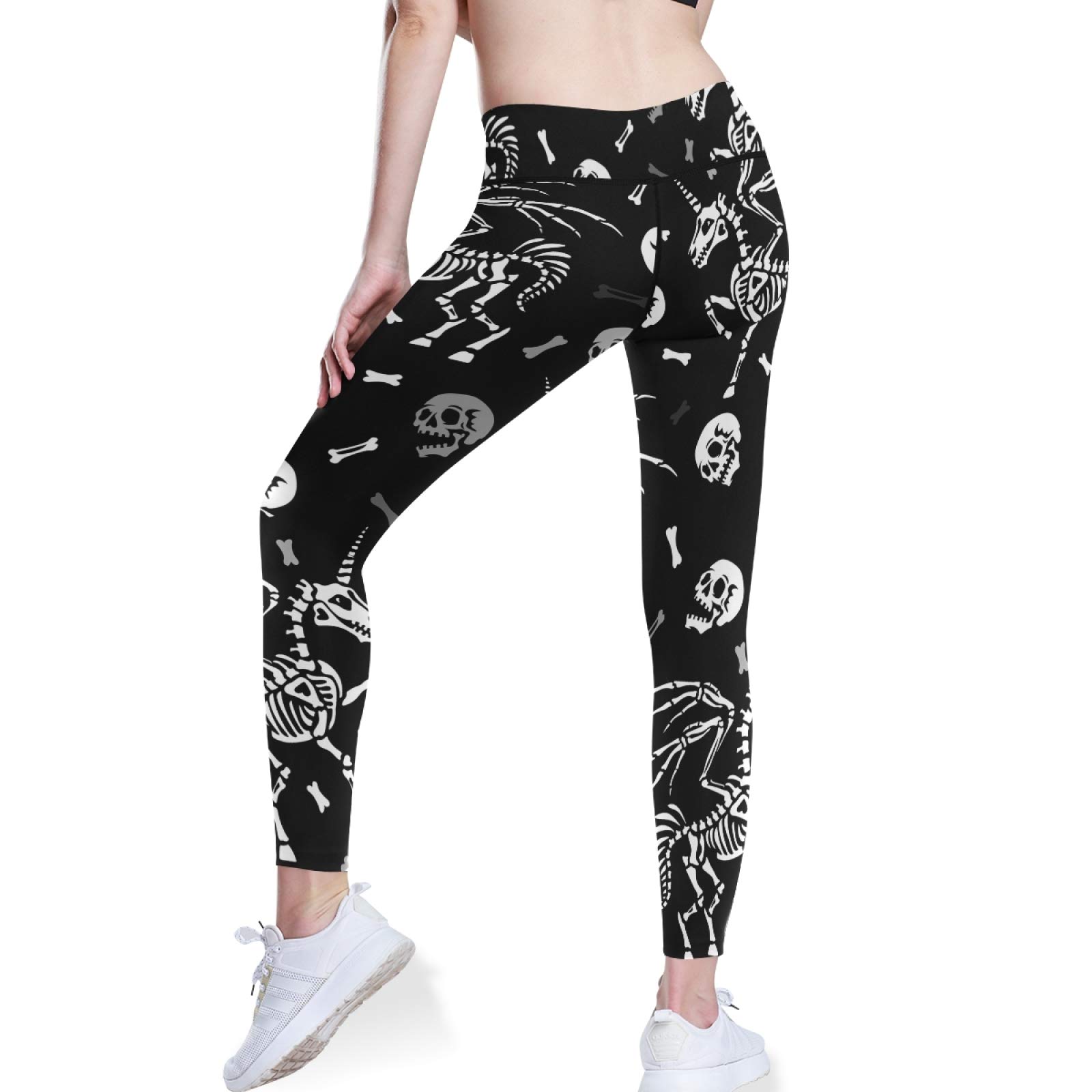 Unicorn Yoga Pants with Hidden Pockets - High Waist Tummy Control Leggings for Women, Workout & Running