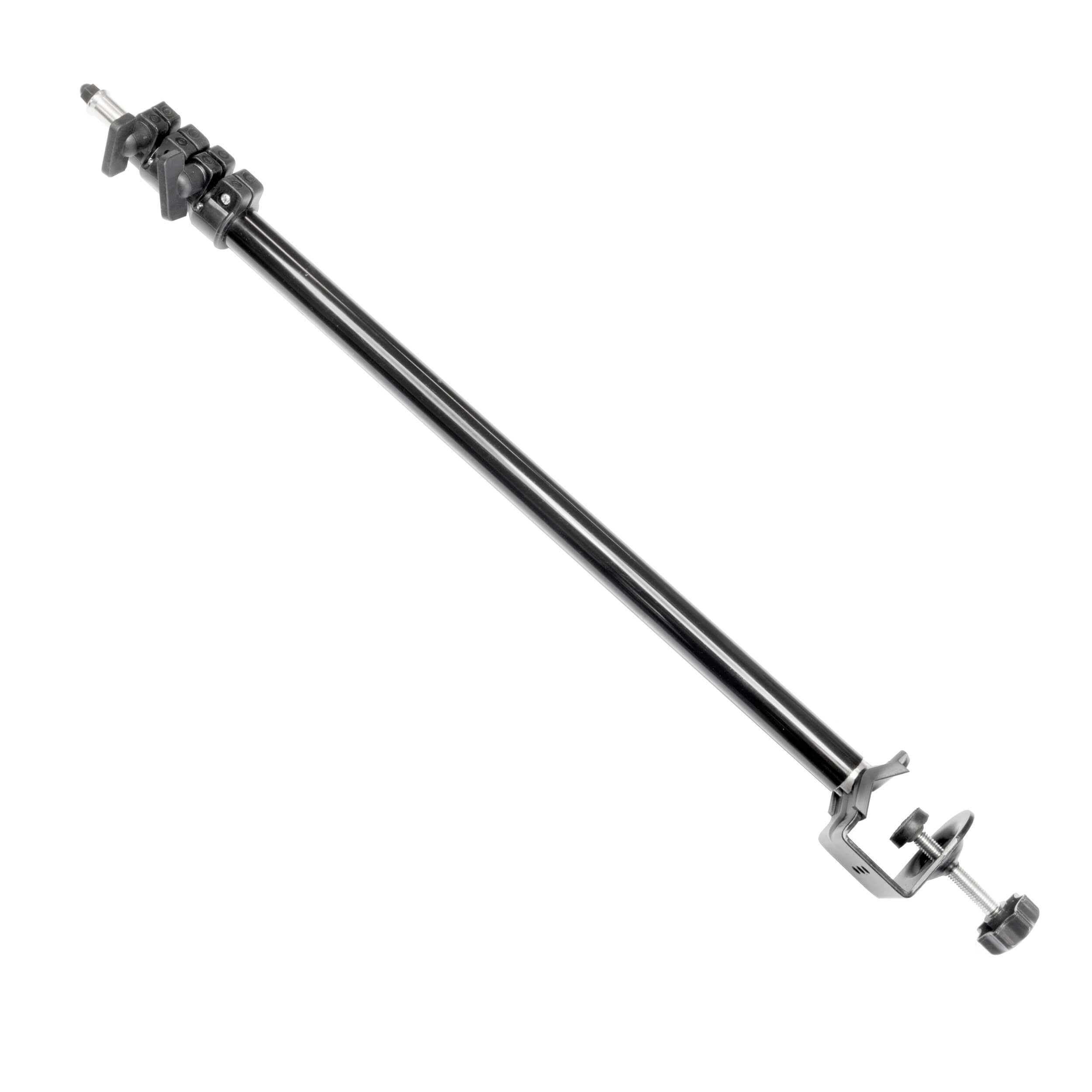 Adjustable Telescopic Table Mounted Light Stand with Heavy-Duty C-Clamp - Perfect for Photography, Video Recording, and Studio Lighting Setup