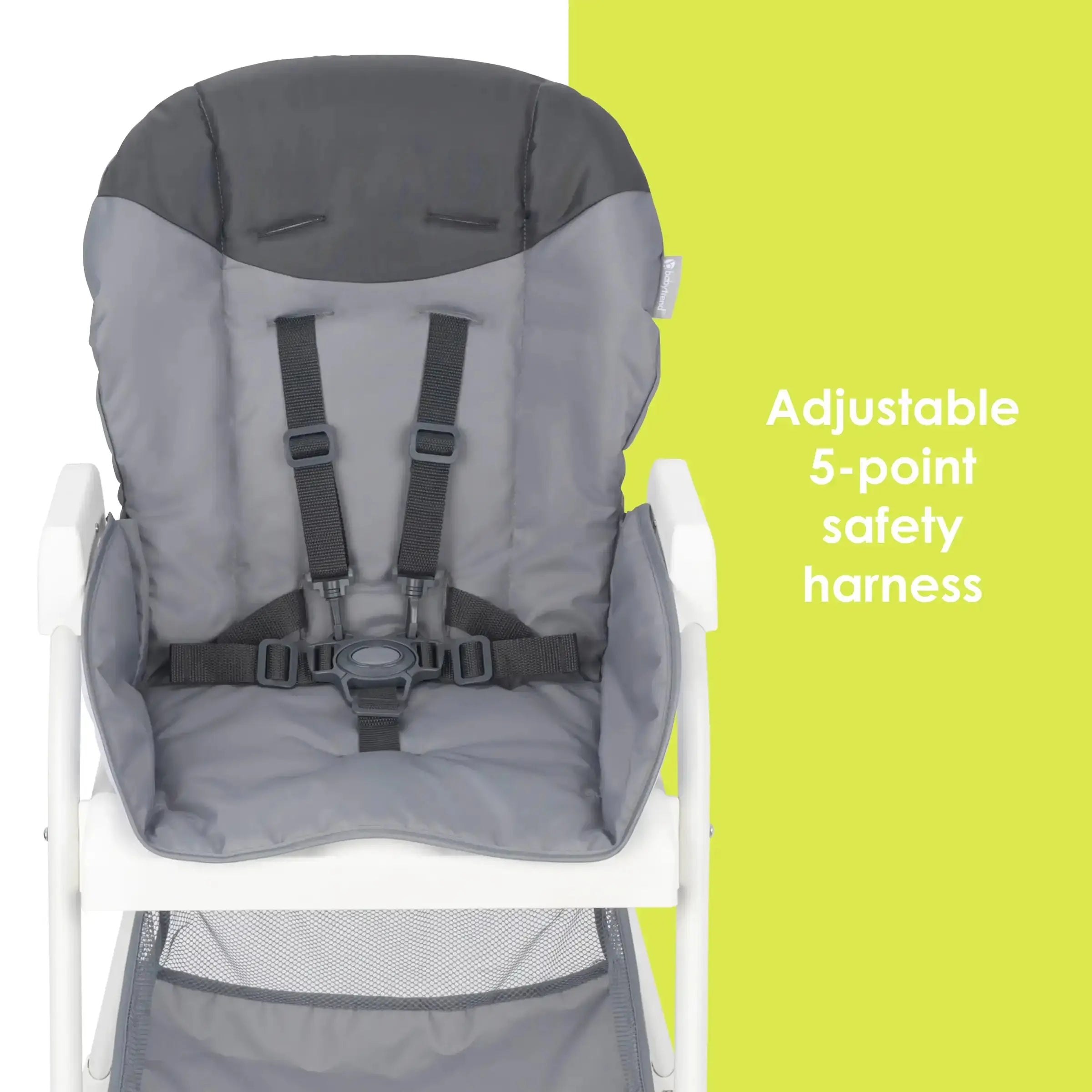 Portable Flat Fold High Chair for Babies & Toddlers - Lightweight, Space-Saving Baby Dining Chair for Home, Restaurant & Travel Use