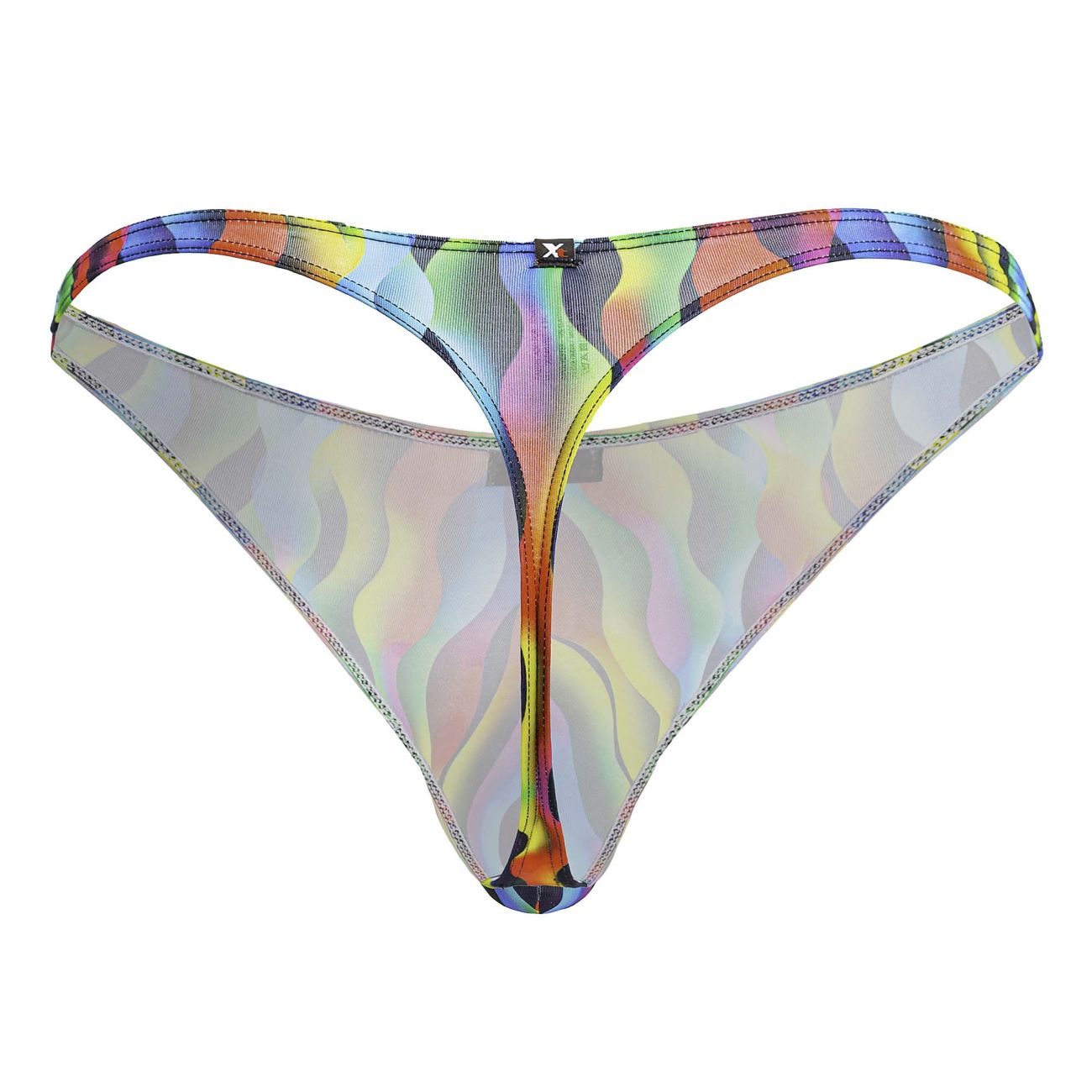 Xtremen Printed Thong Waves - Sexy Women's Underwear for Beach, Pool & Vacation - Comfortable & Stylish Swimwear Cover Up