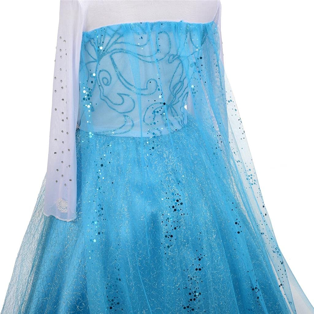 Toddler Girls' Ice Princess Dress Costume - Elegant Fancy Party Dress for Birthday, Halloween & Christmas | Perfect for Princess-Themed Parties, Pageants & Special Occasions