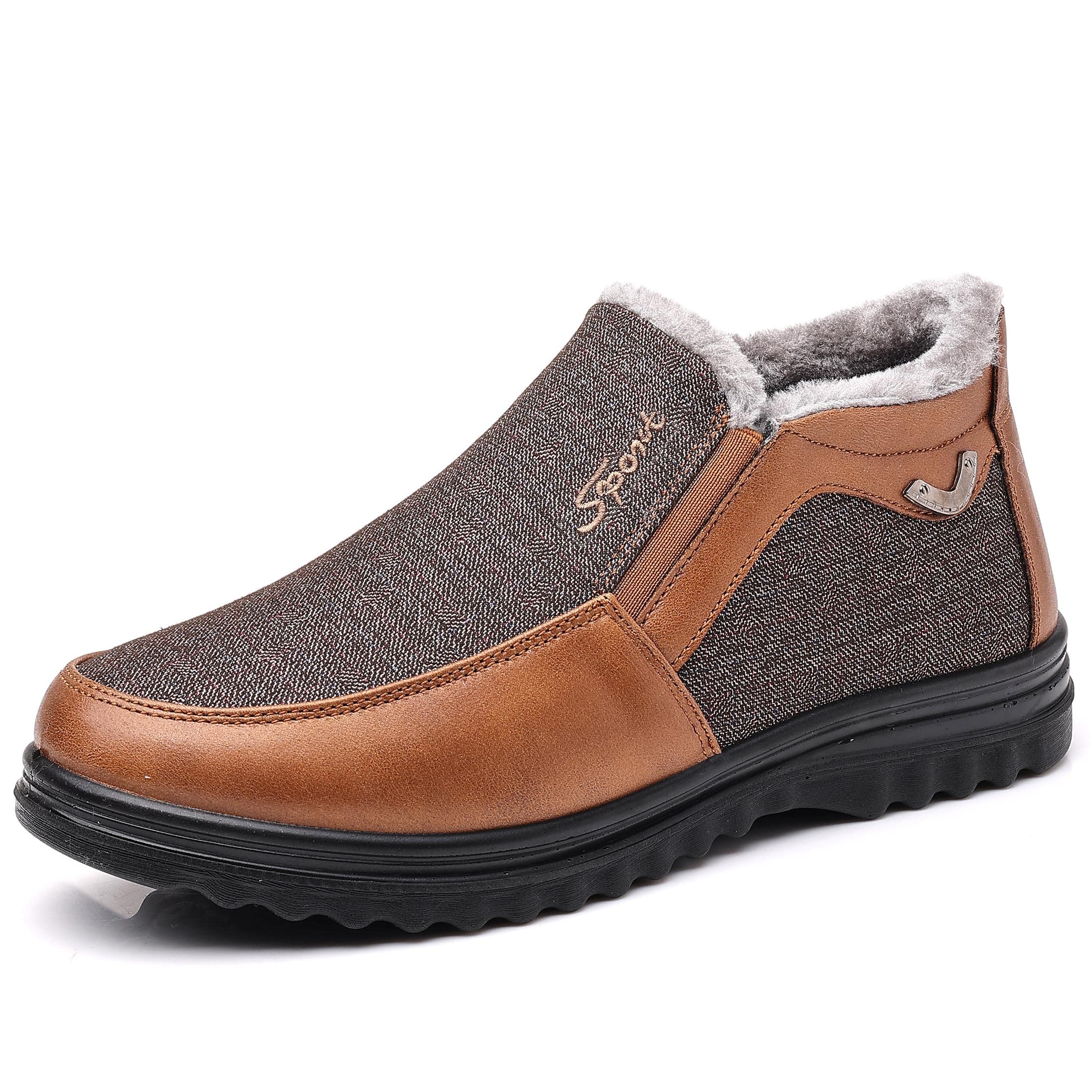COSIDRAM Men's Casual Loafers - Lightweight Breathable Moccasin Shoes for Men | Comfortable Slip-On Ankle High Shoes for Walking, Driving & Everyday Wear